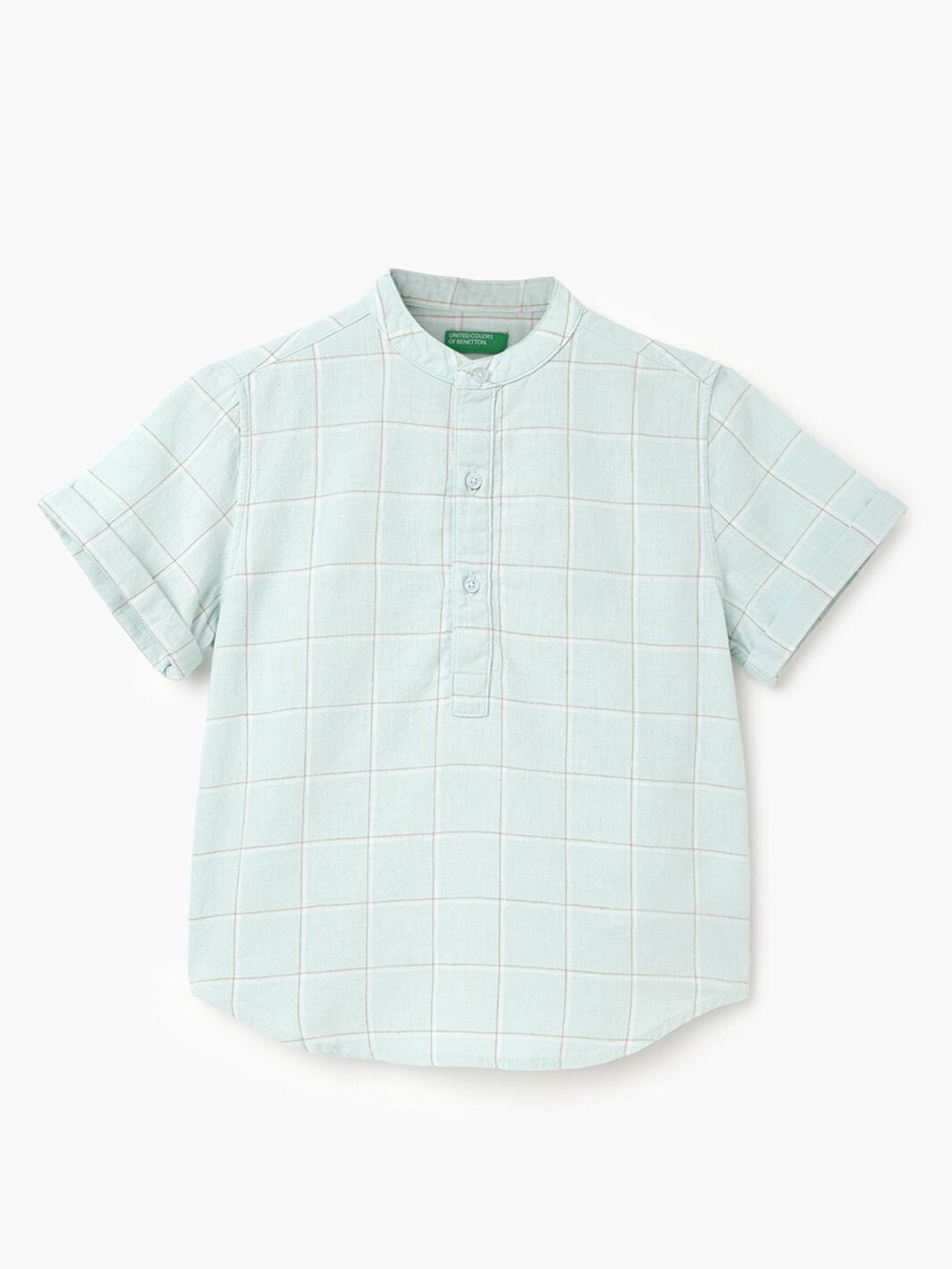 United Colors of Benetton Boys Vertical Stripes Opaque Casual Shirt