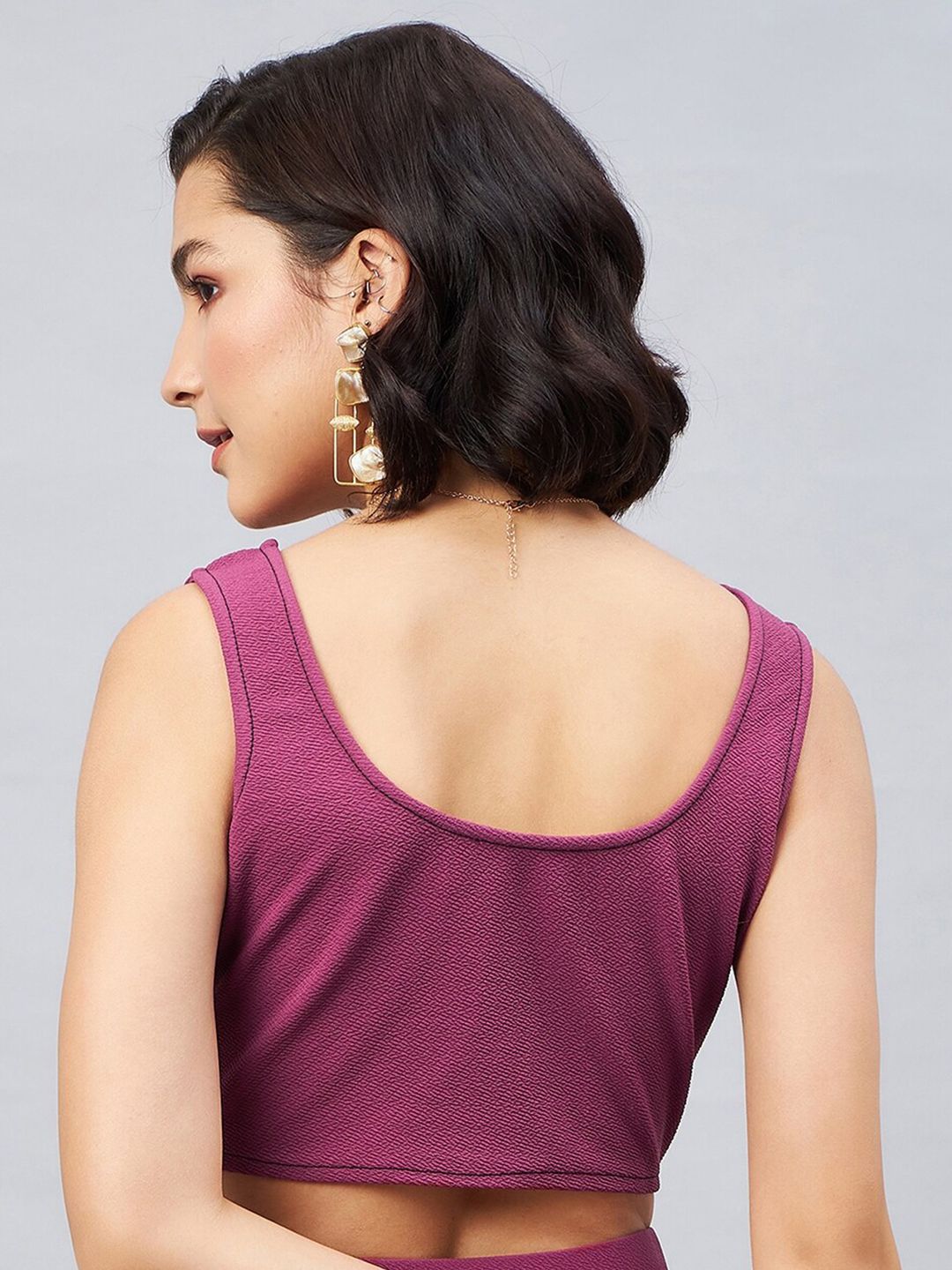Buy Orchid Blues Sleeveless Corset Crop Top - Tops for Women