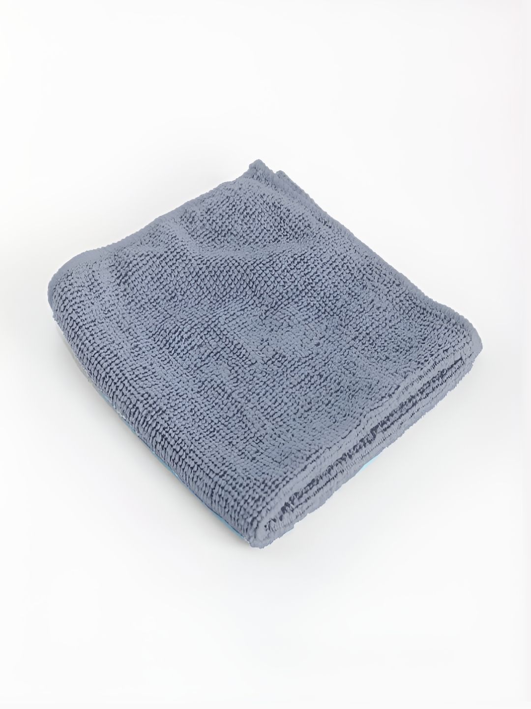 Kuber Industries Grey 2 Pieces 400 GSM Microfiber Soft Quick Dry Face Towel