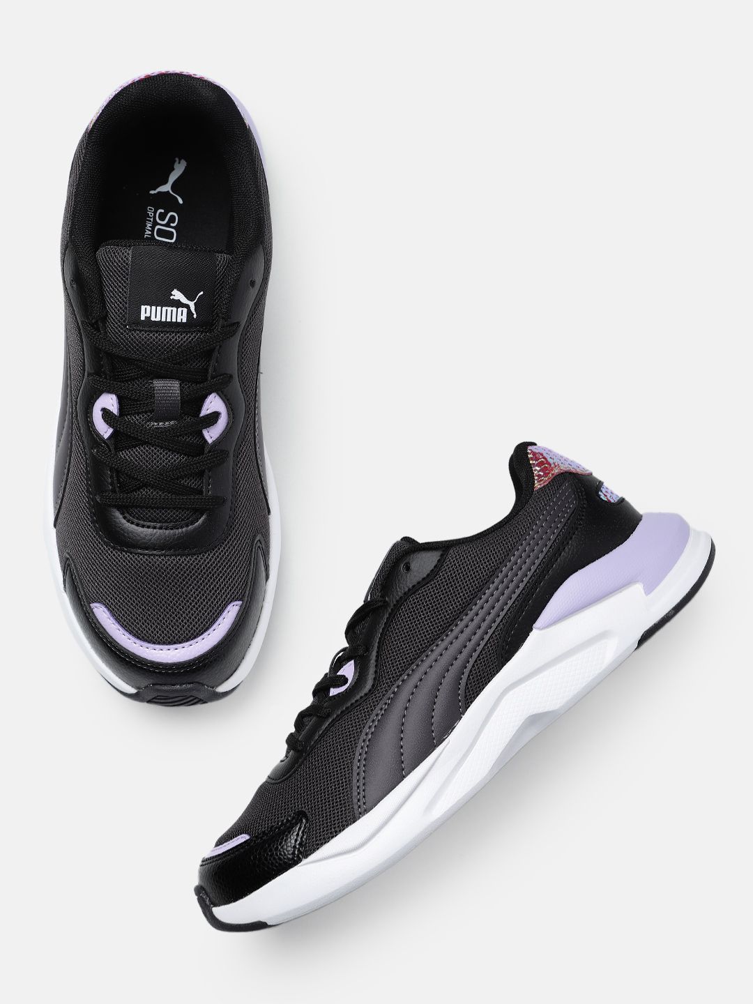 Puma Women X-Ray Slimmic Metallic Colourblocked Sneakers