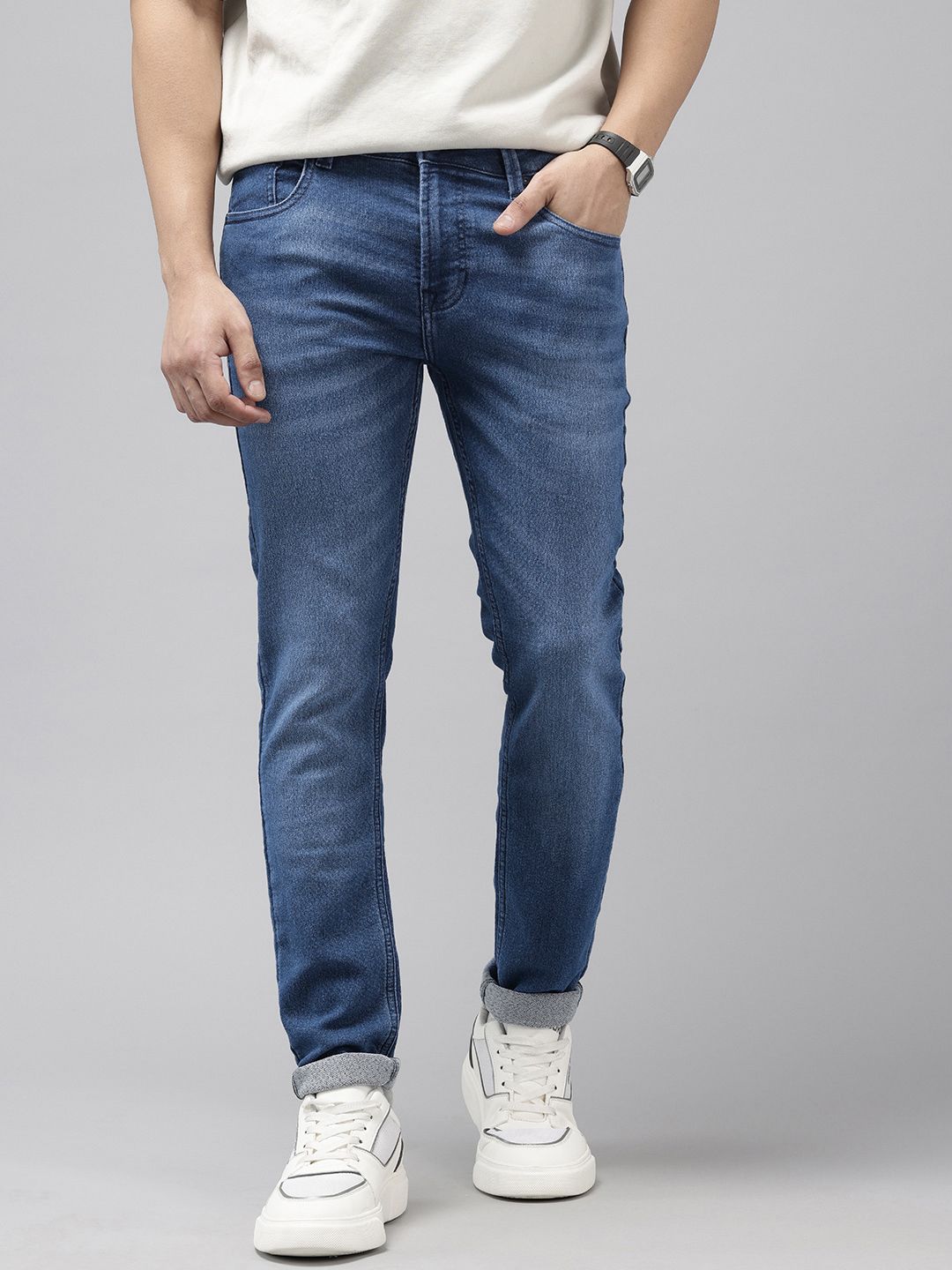 SPYKAR SPYKAR Men Super Skinny Fit Low-Rise Stretchable Jeans