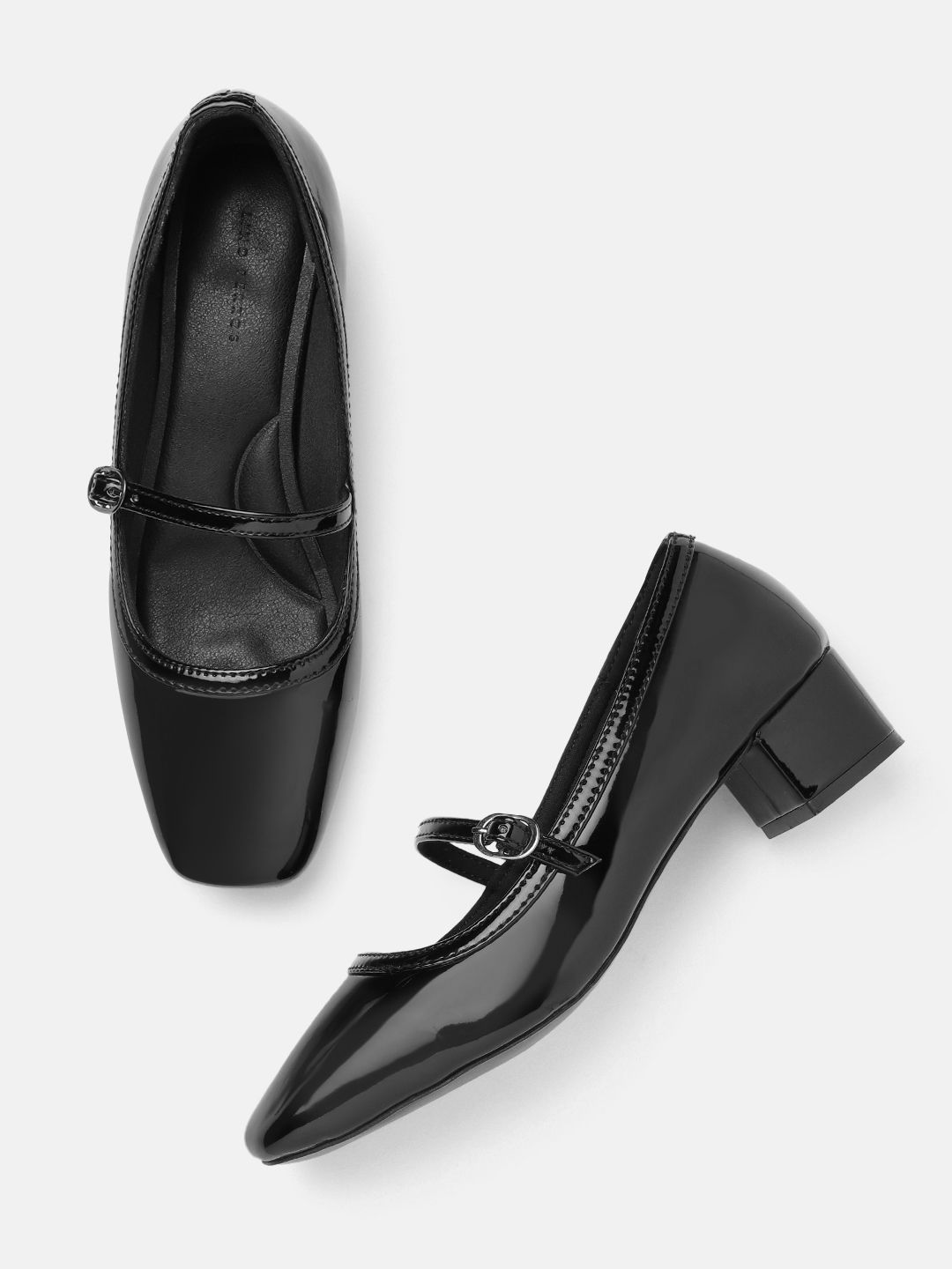 Lino Perros Work Block Heel Pumps