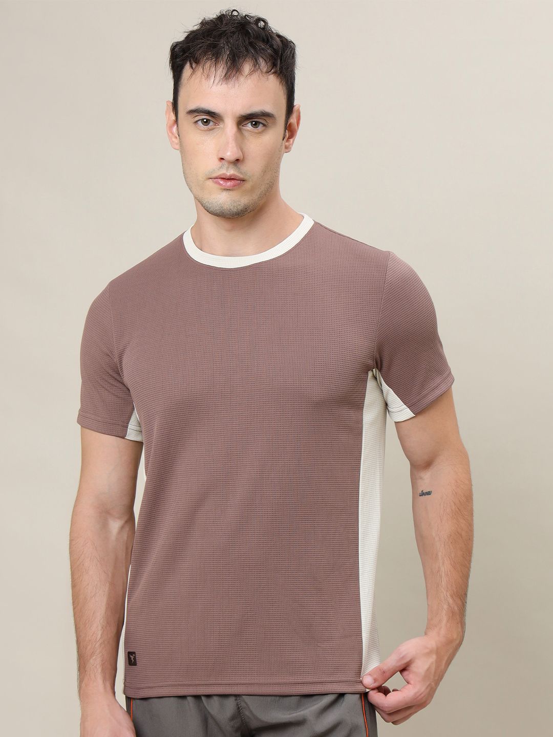 Technosport Round Neck Antimicrobial & Anti Odour Slim Fit T-shirt