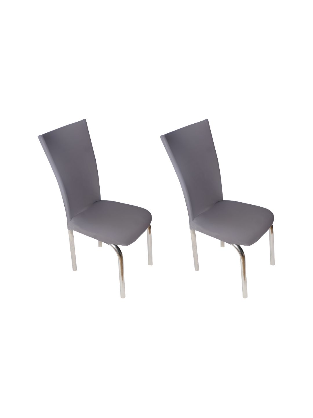 Stylista Grey 2 Pieces Stretchable Chair Covers