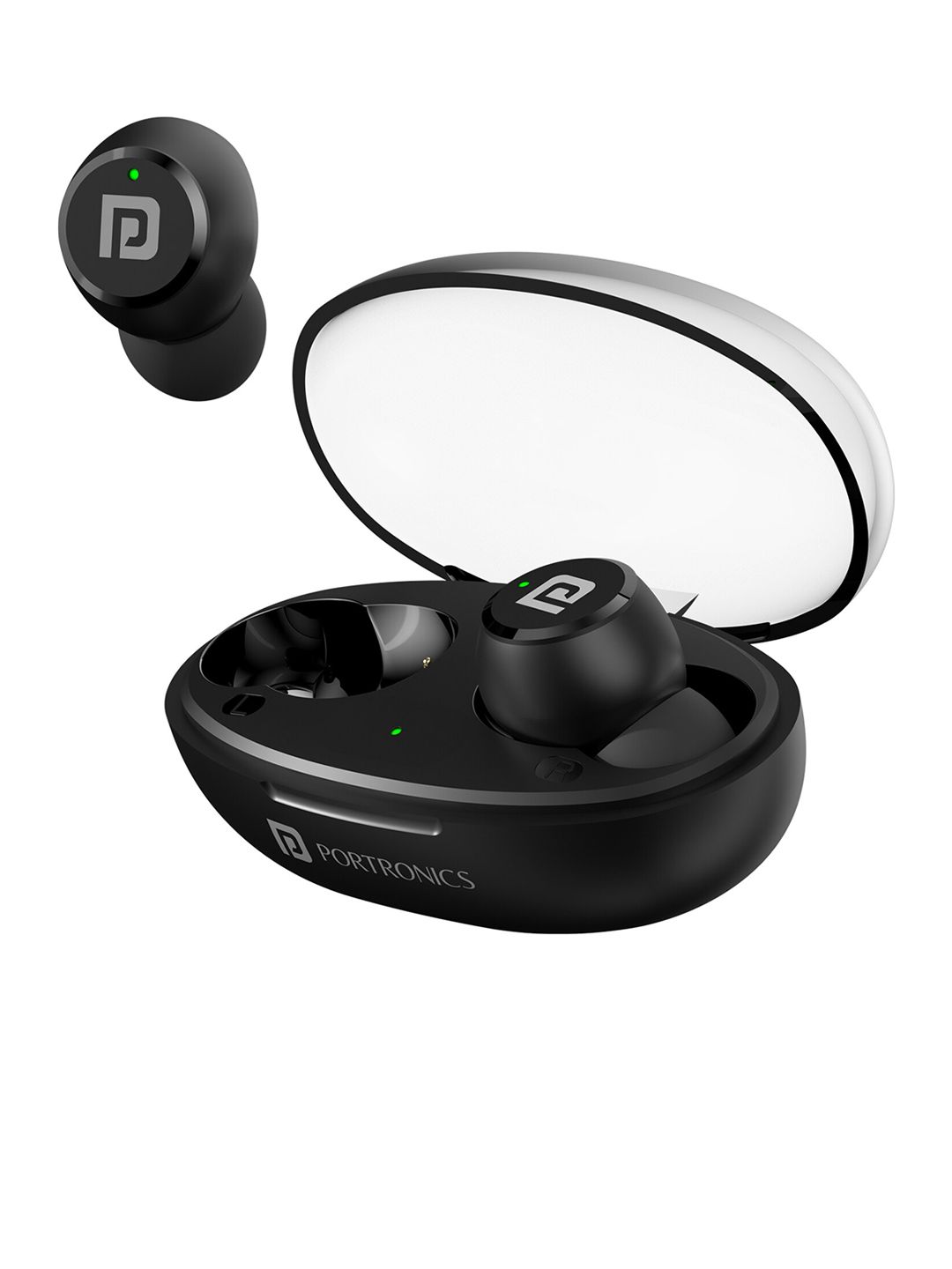 Portronics Harmonics Twins S13 In Ear True Wireless Earbuds with Mic & 24H Playtime
