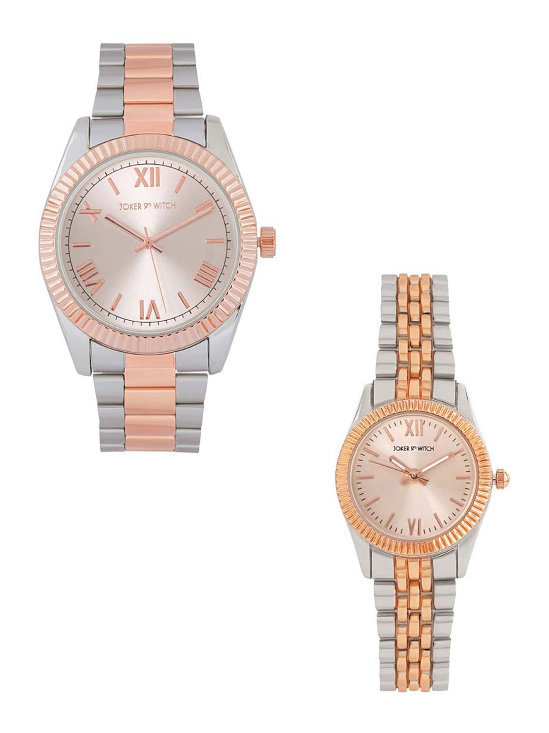 JOKER & WITCH JOKER & WITCH Set Of 2 Analogue Couple Watches