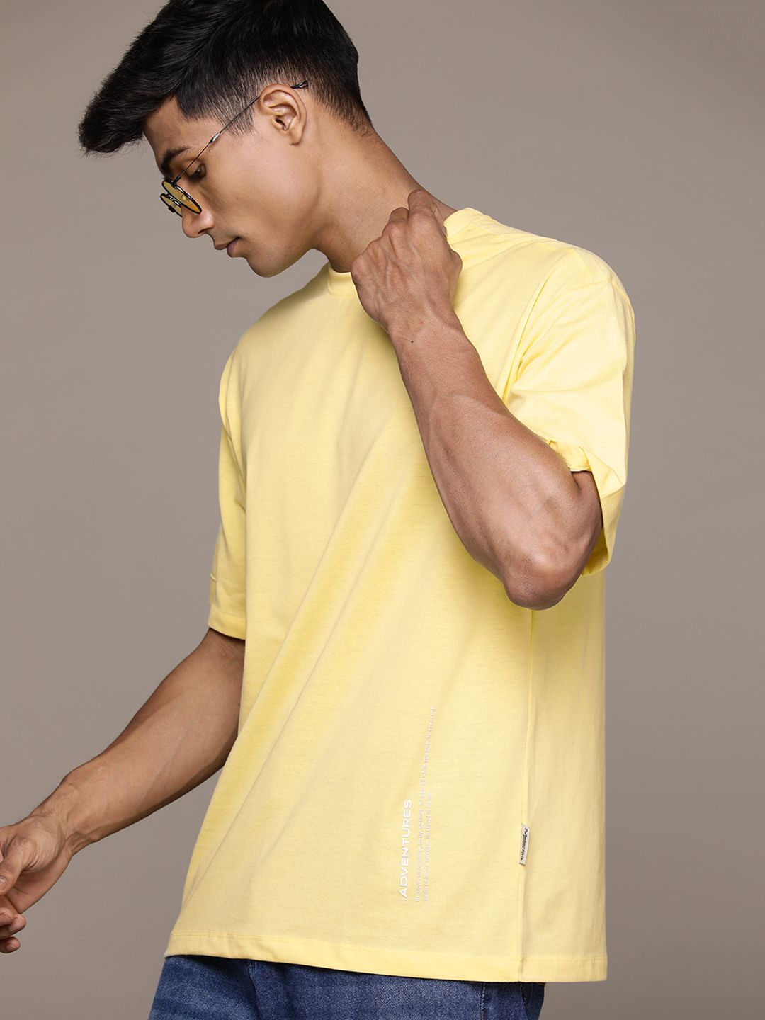 The Roadster Lifestyle Co. Men Relaxed Fit T-shirt