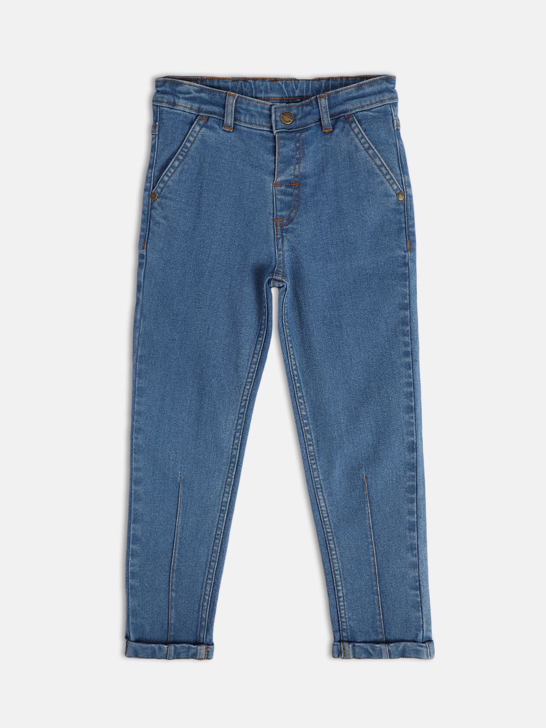 MINI KLUB Boys Mid Rise Regular Fit Clean Look Jeans