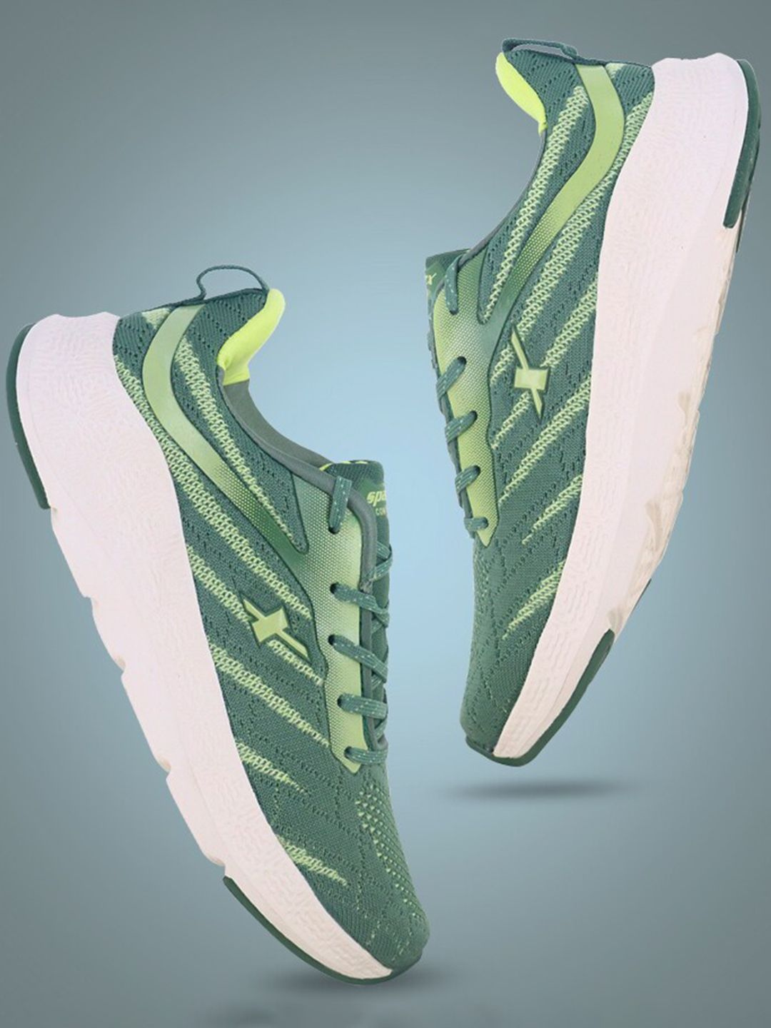 Sparx Women Textured Lace-Up Running Shoes