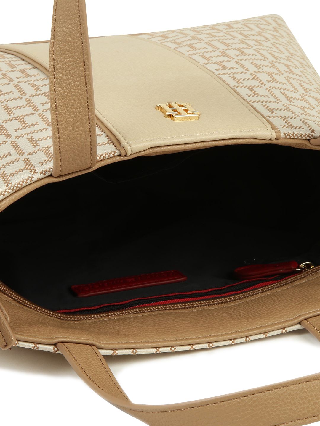 Buy Tommy Hilfiger Printed Jacquard Structured Shoulder Bag