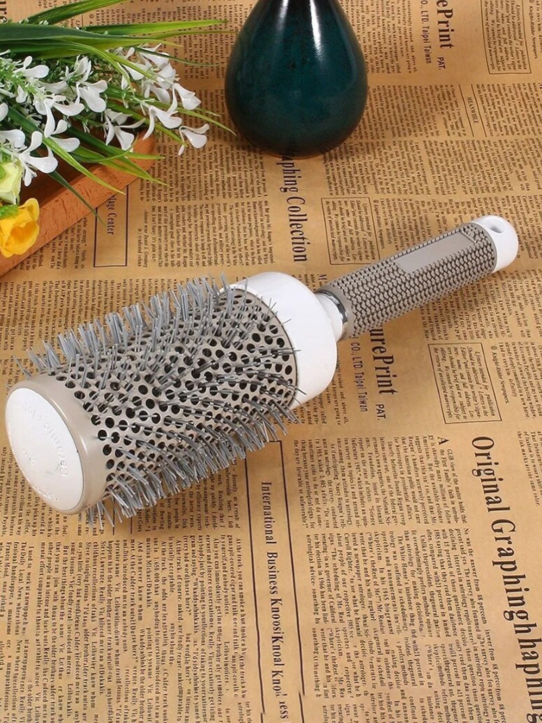 FEELHIGH 65mm Nano Thermal Ceramic Round Hair Brush
