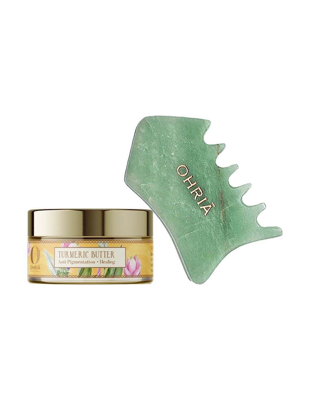OHRIA AYURVEDA Anti Pigmentation Skin & Hair Growth Tool and Turmeric Butter 25gm