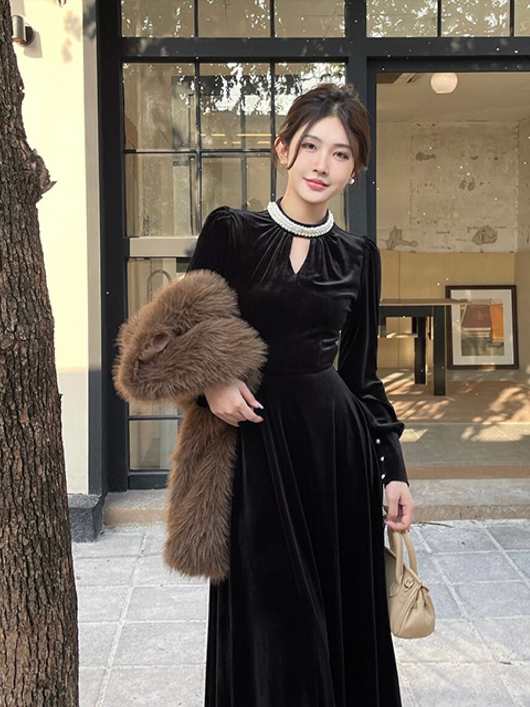 Buy KPOP Long Sleeves Maxi Dress - Dresses for Women 27642472 | Myntra