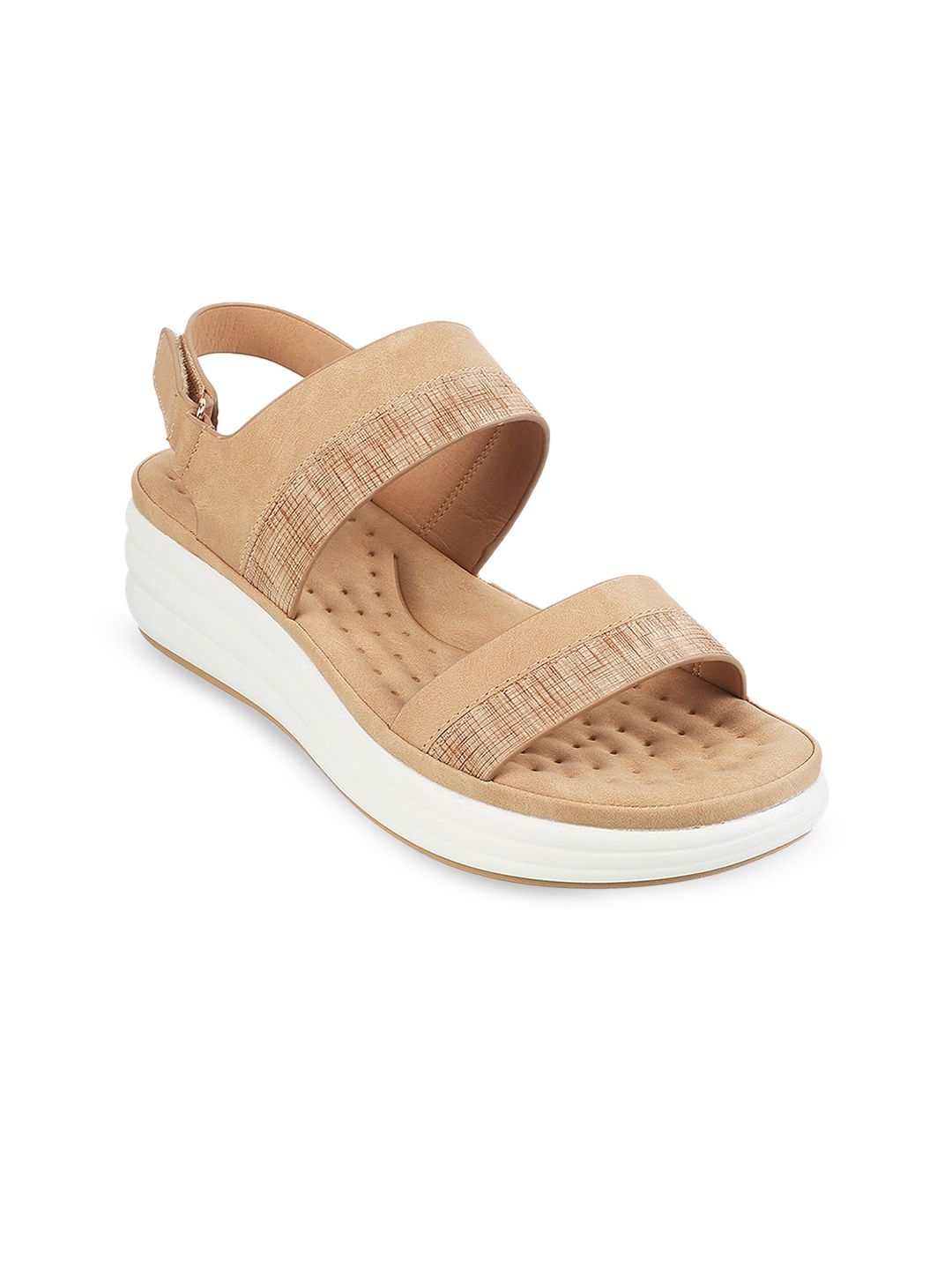 Textured Comfort Heels Metro Textured Open Toe Comfort Heels