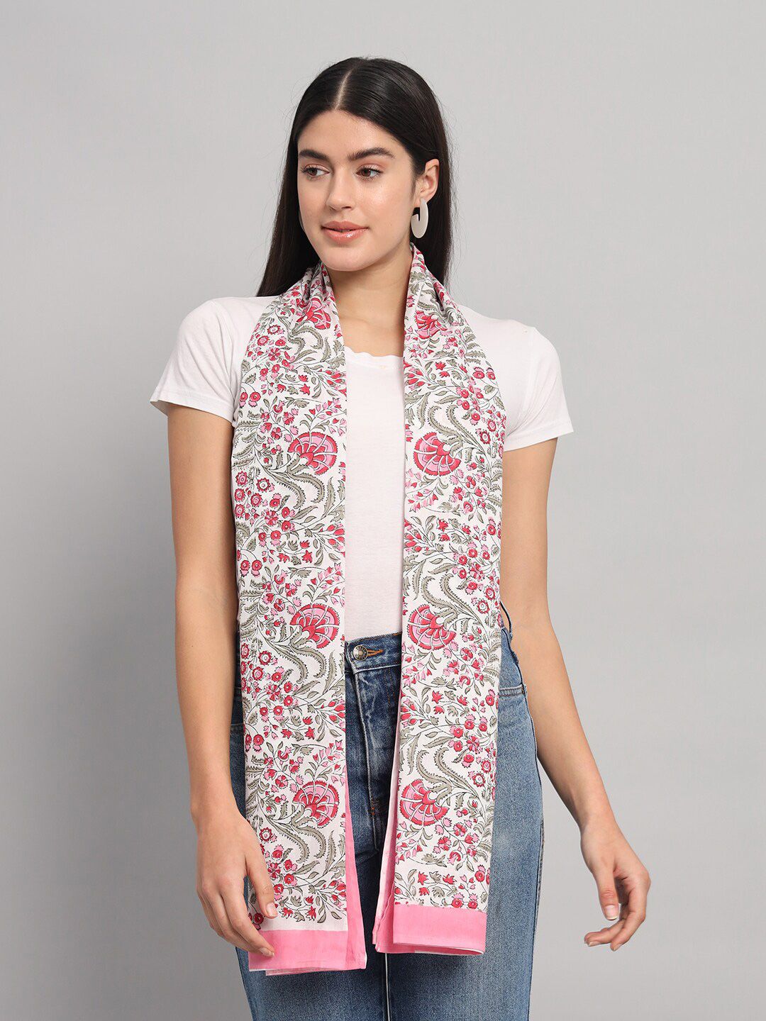 Off White Scarves - Buy Off White Scarves online in India