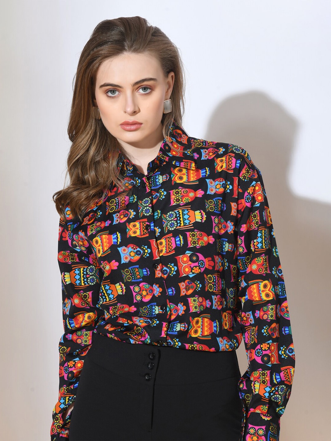 IUGA Women Floral Opaque Printed Casual Shirt Price in India