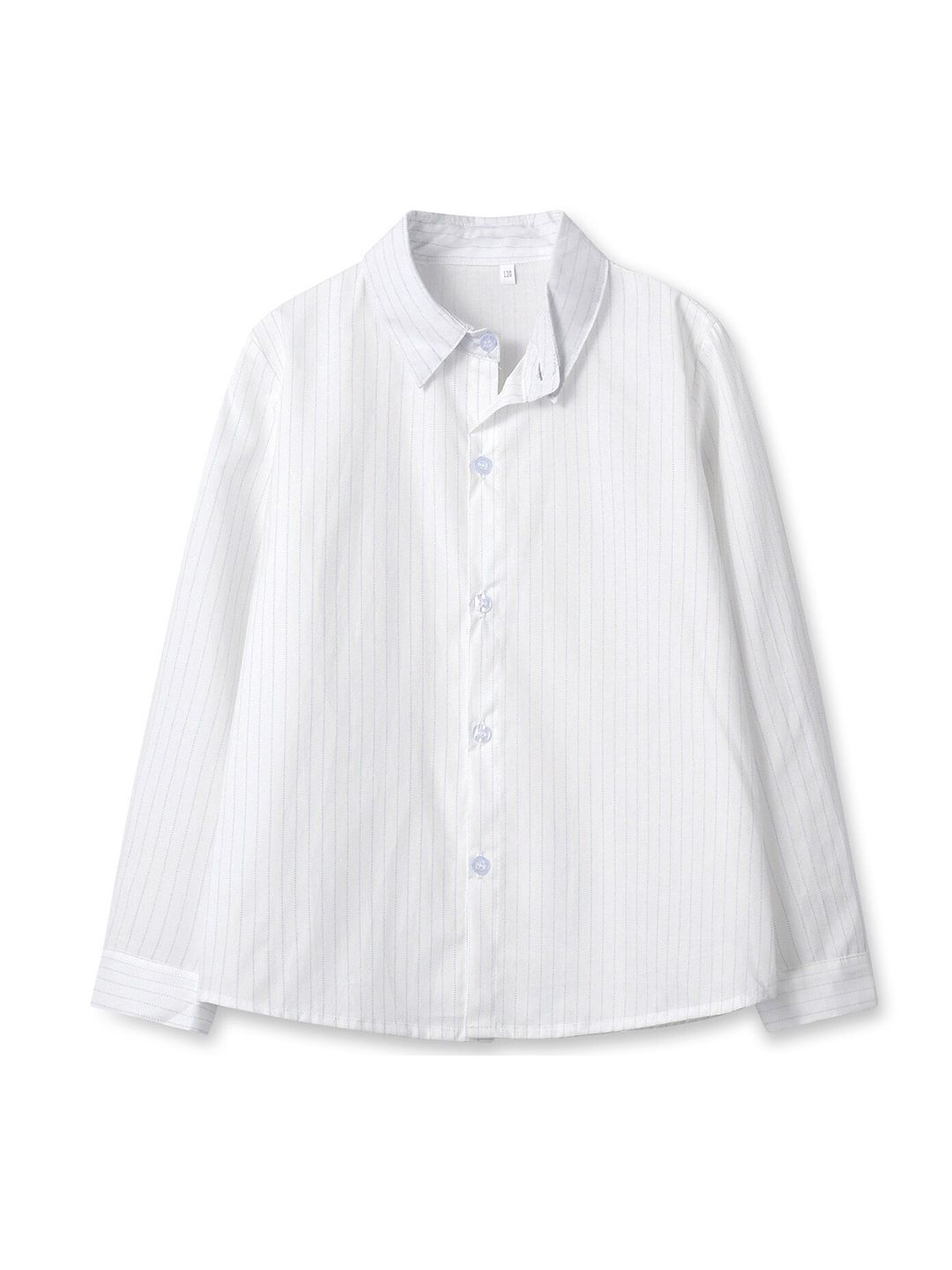 StyleCast White Boys Striped Casual Shirt