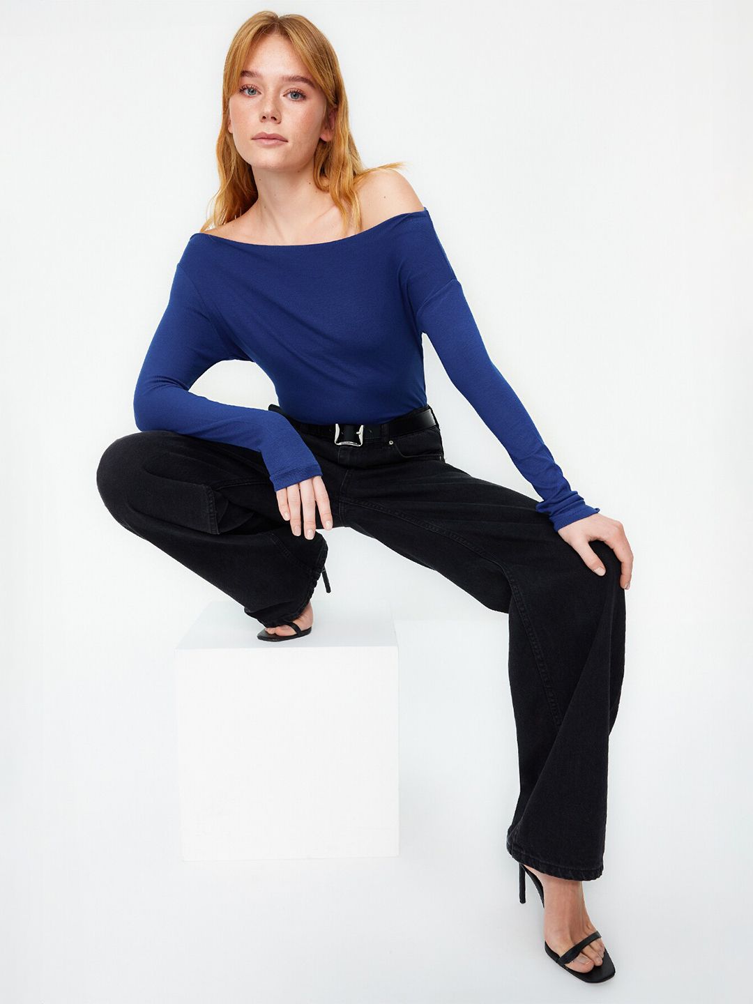 Trendyol Off Shoulder Bardot Top