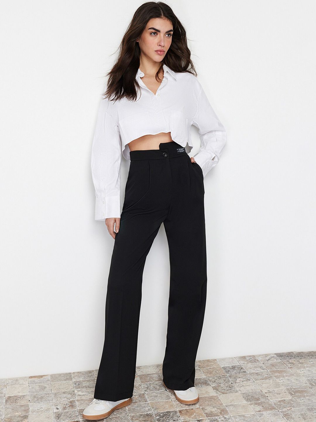 Trendyol Women Mid-Rise Trousers