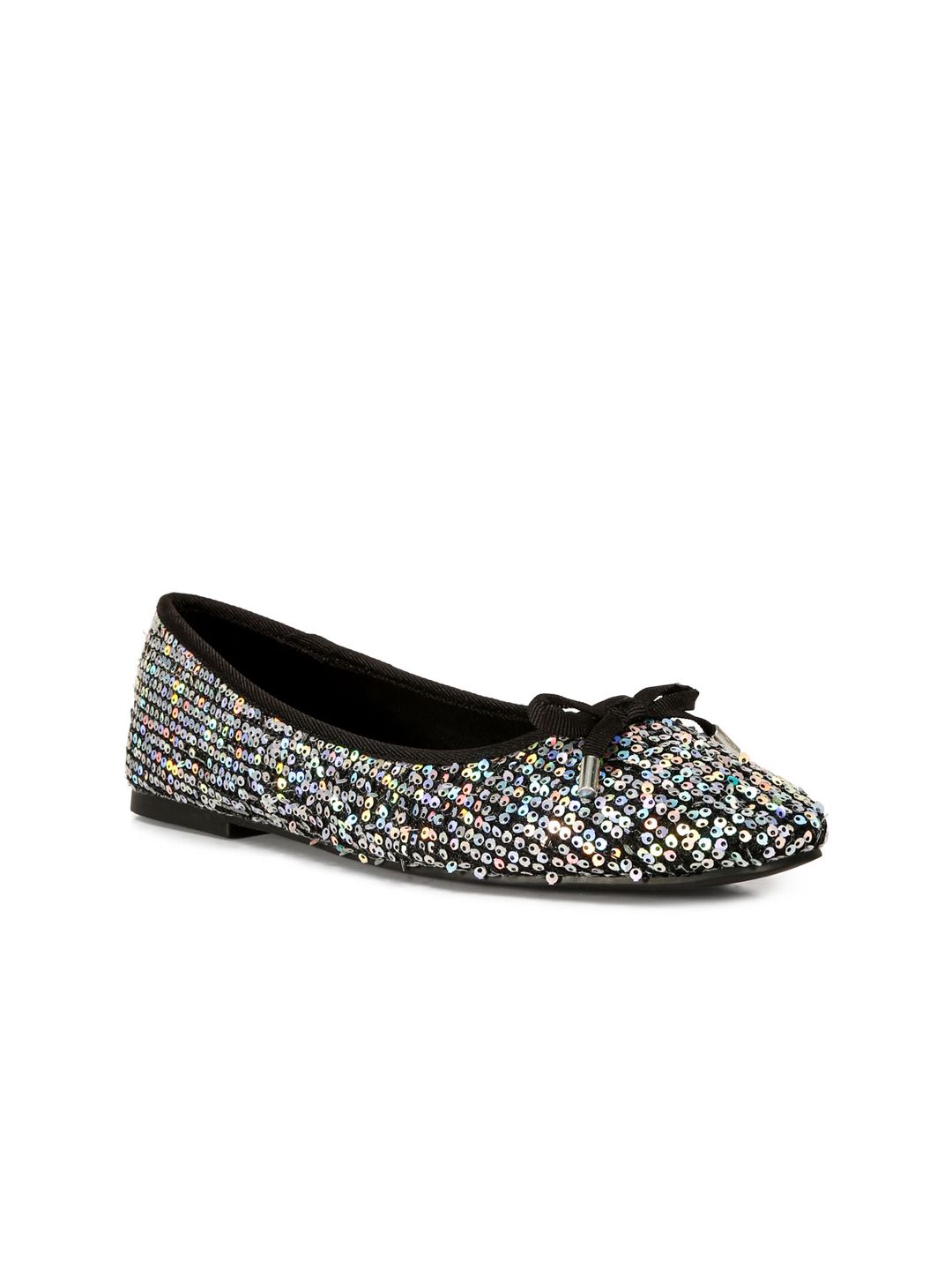 London Rag Bow Embellished Ballerinas