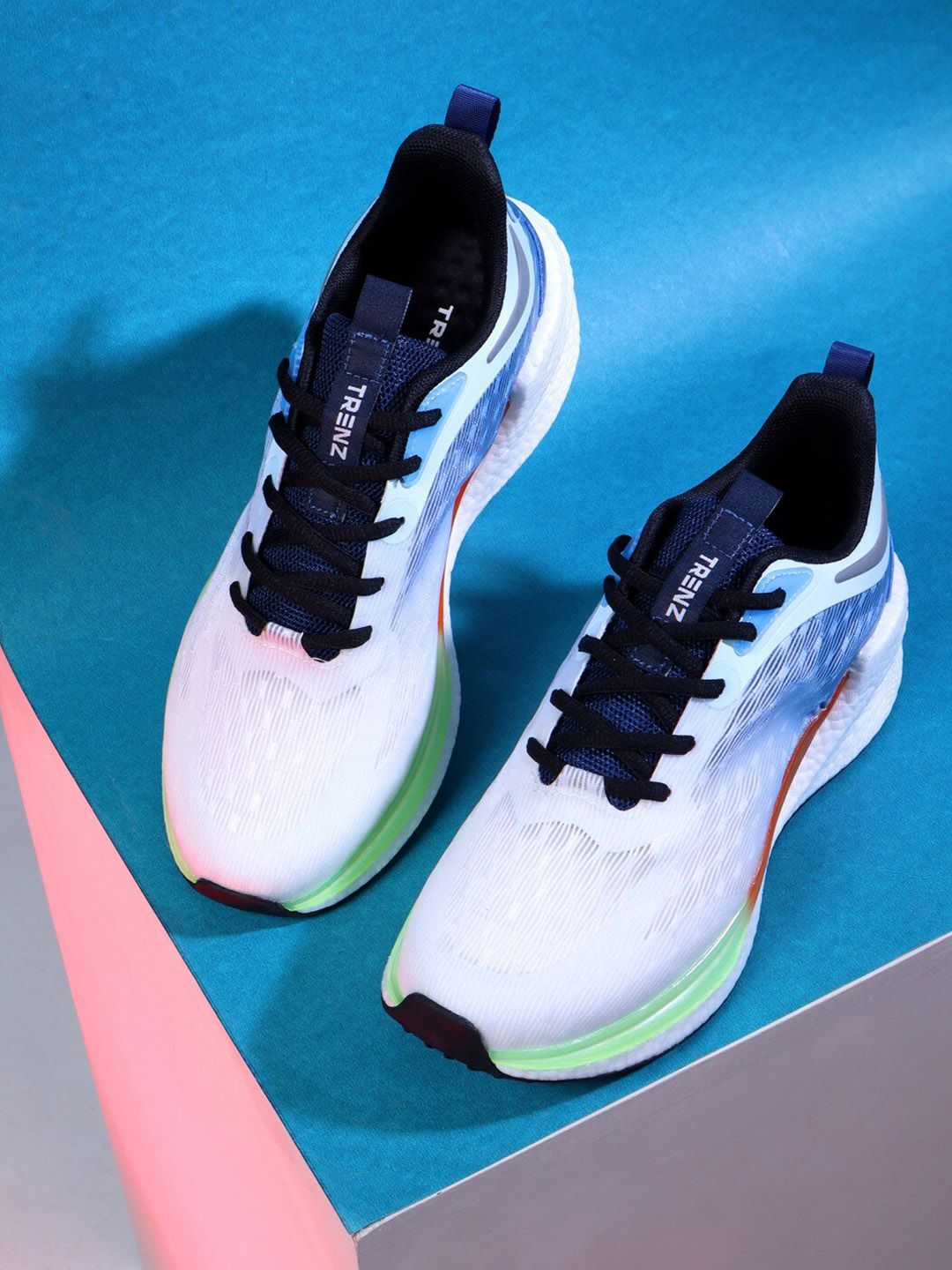 Trenz Men Textured Lace-Up  Running Shoes