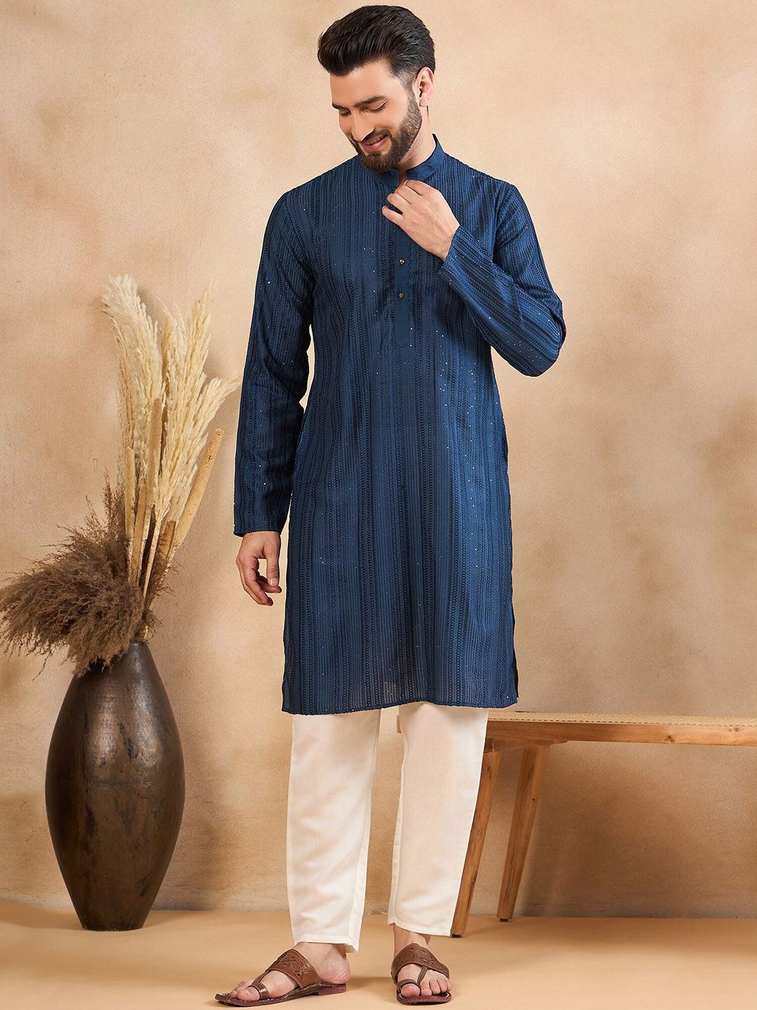 HERE&NOW Men Liva Kurta