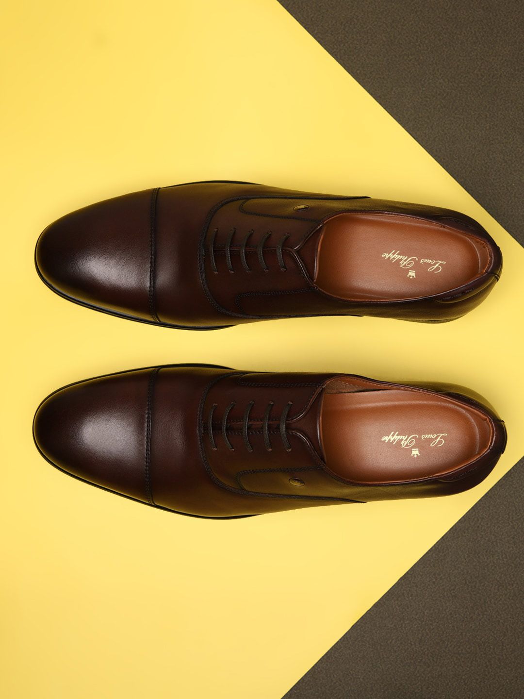 Louis Philippe Men Leather Formal Oxfords