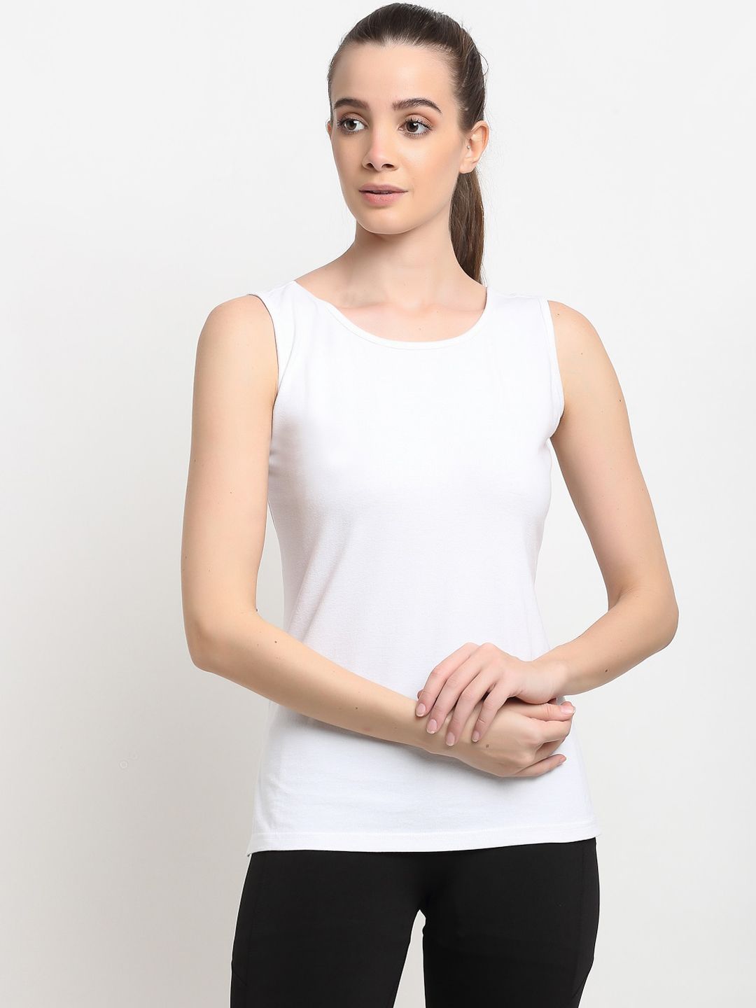 BRINNS Round Neck Cotton Non Padded Camisoles