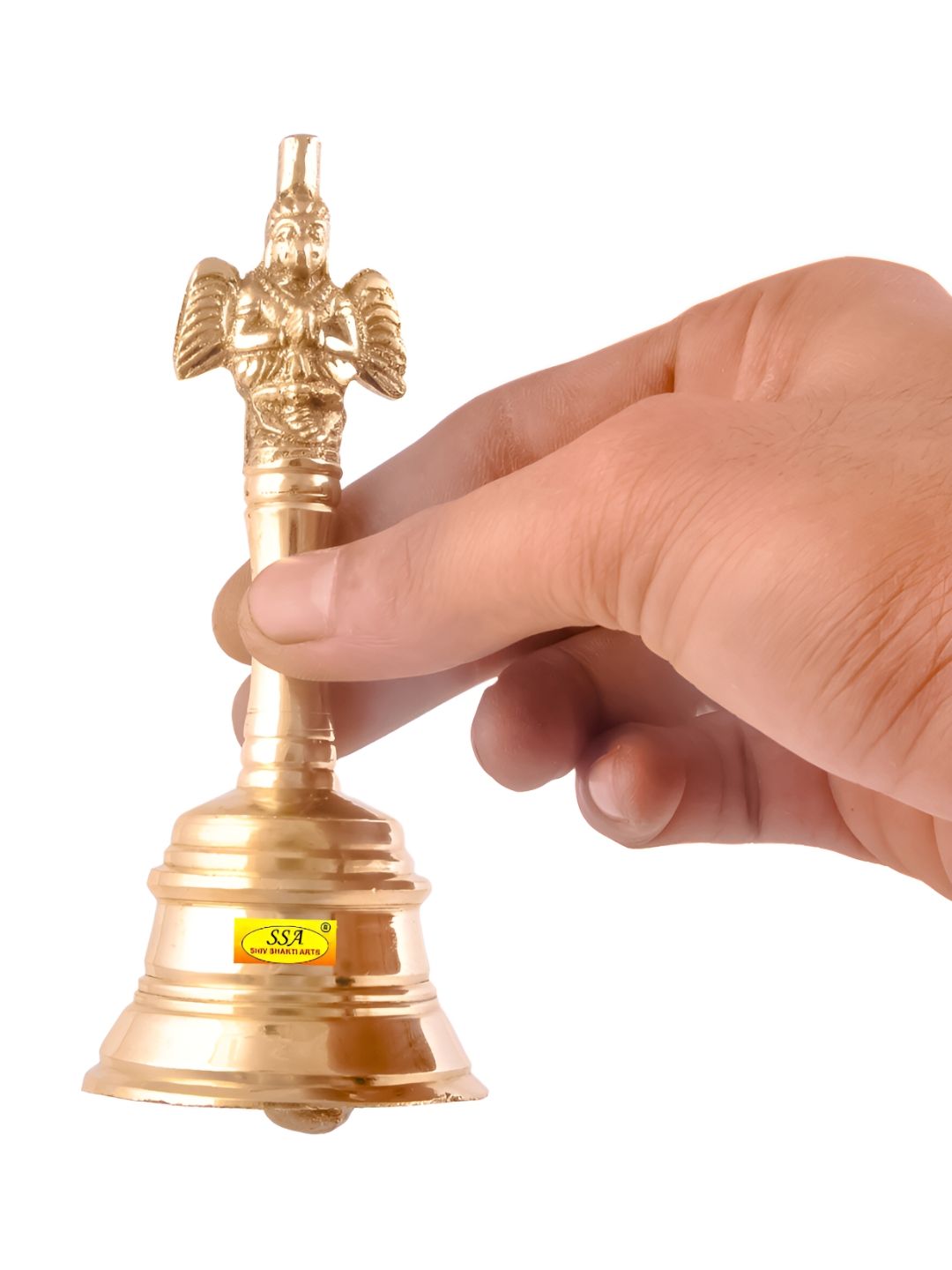 Shivshakti Arts Pure Brass Garuda Pooja Bell