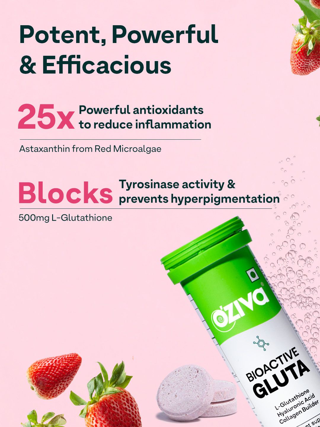 oziva glutathione amazon OZiva Plant Based Glutathione Builder | Glutathione Tablets for Skin Glow &  Anti-Ageing main image 0