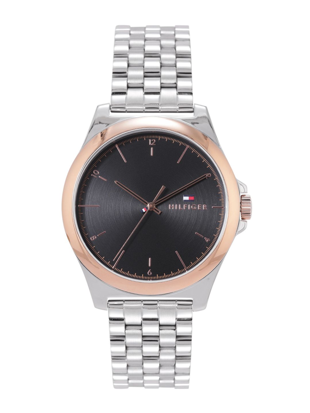 Tommy Hilfiger Tommy Hilfiger Men Stainless Steel Dial & Bracelet Style Straps Analogue Watch TH1710545