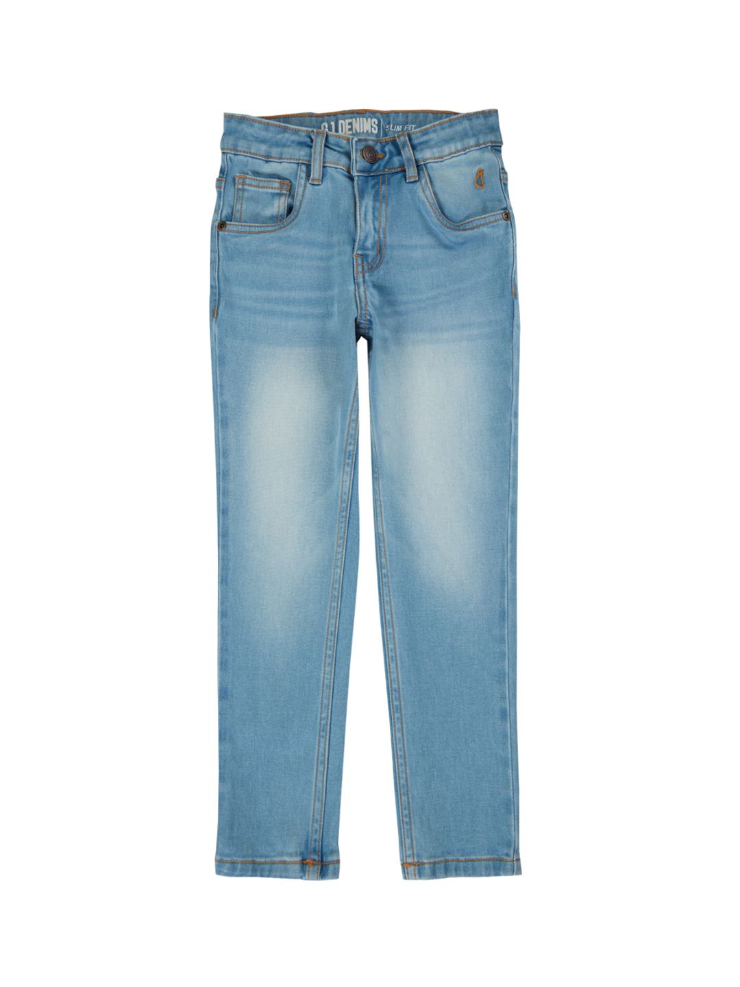 Gini and Jony Boys Heavy Fade Clean Look Mid-Rise Jeans