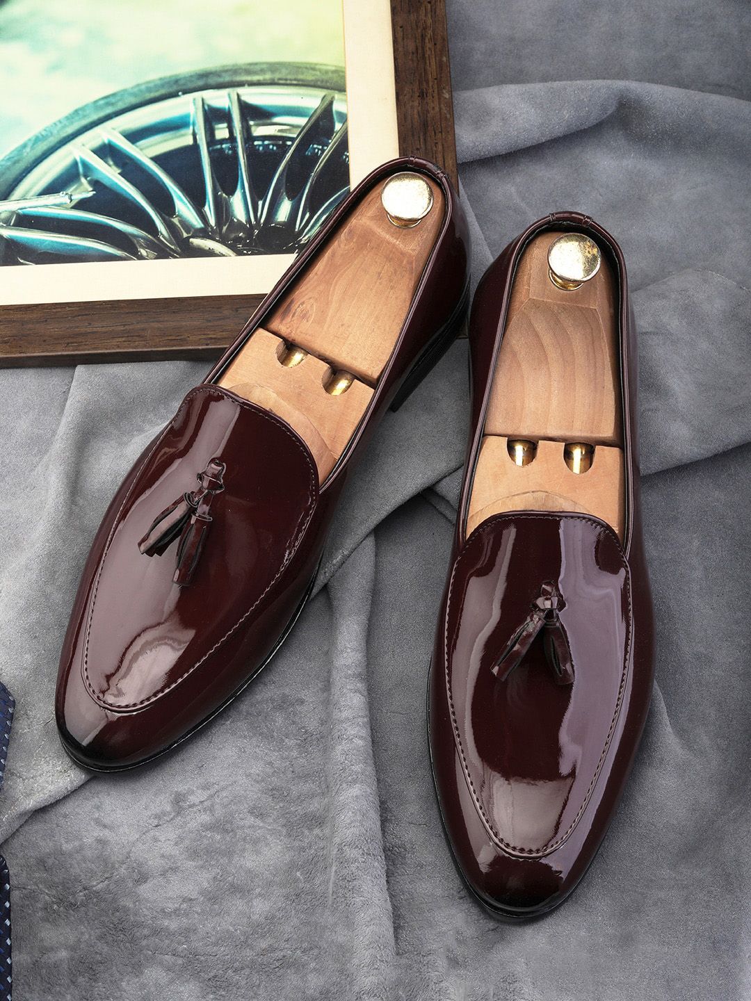 HERE&NOW Men Round Toe Formal Loafers