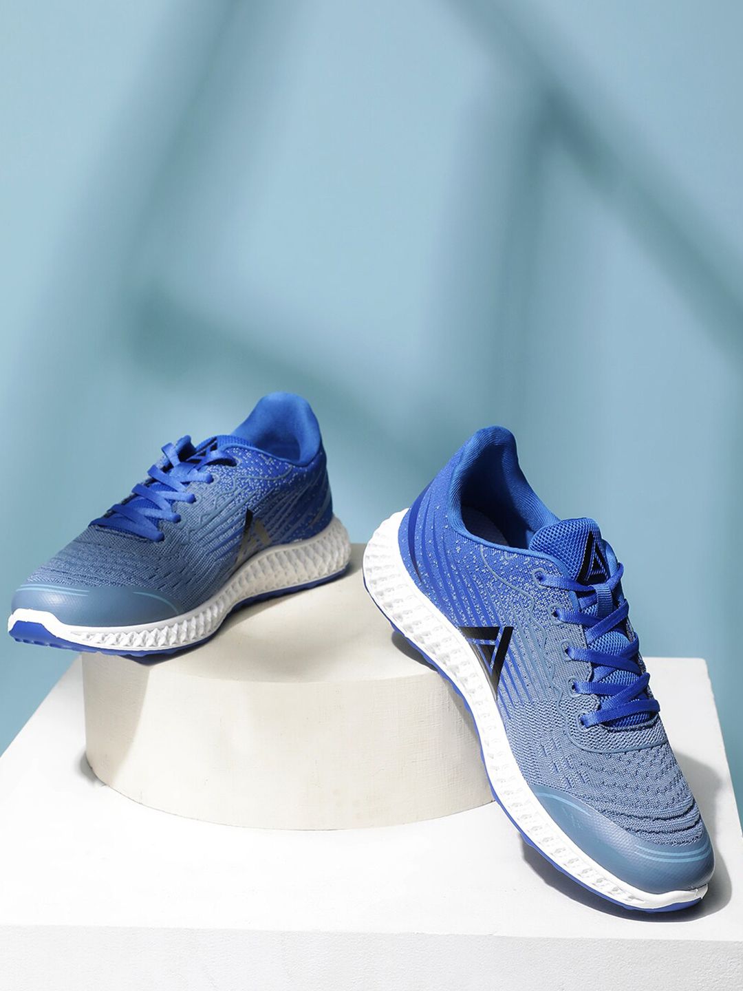 OZZOH Men Lace Up Mesh Running Shoes