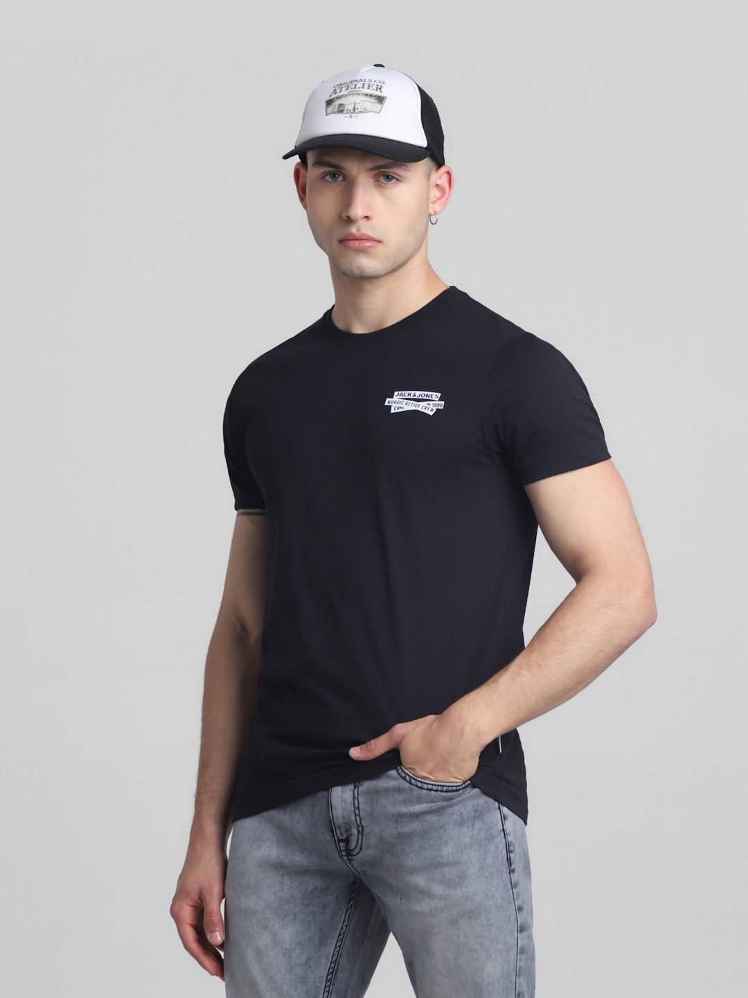 Jack & Jones Short Sleeves Slim Fit Pure Cotton T-shirt