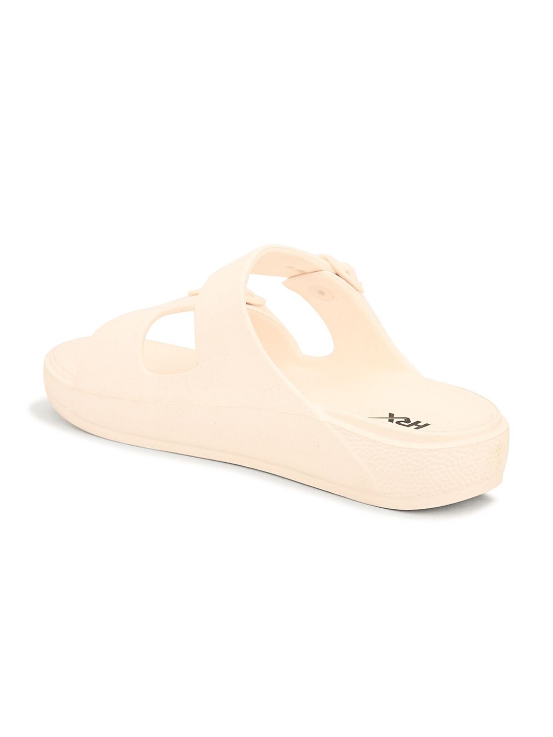 Buy HRX by Hrithik Roshan Men Cream-Coloured Rubber Sliders - Flip