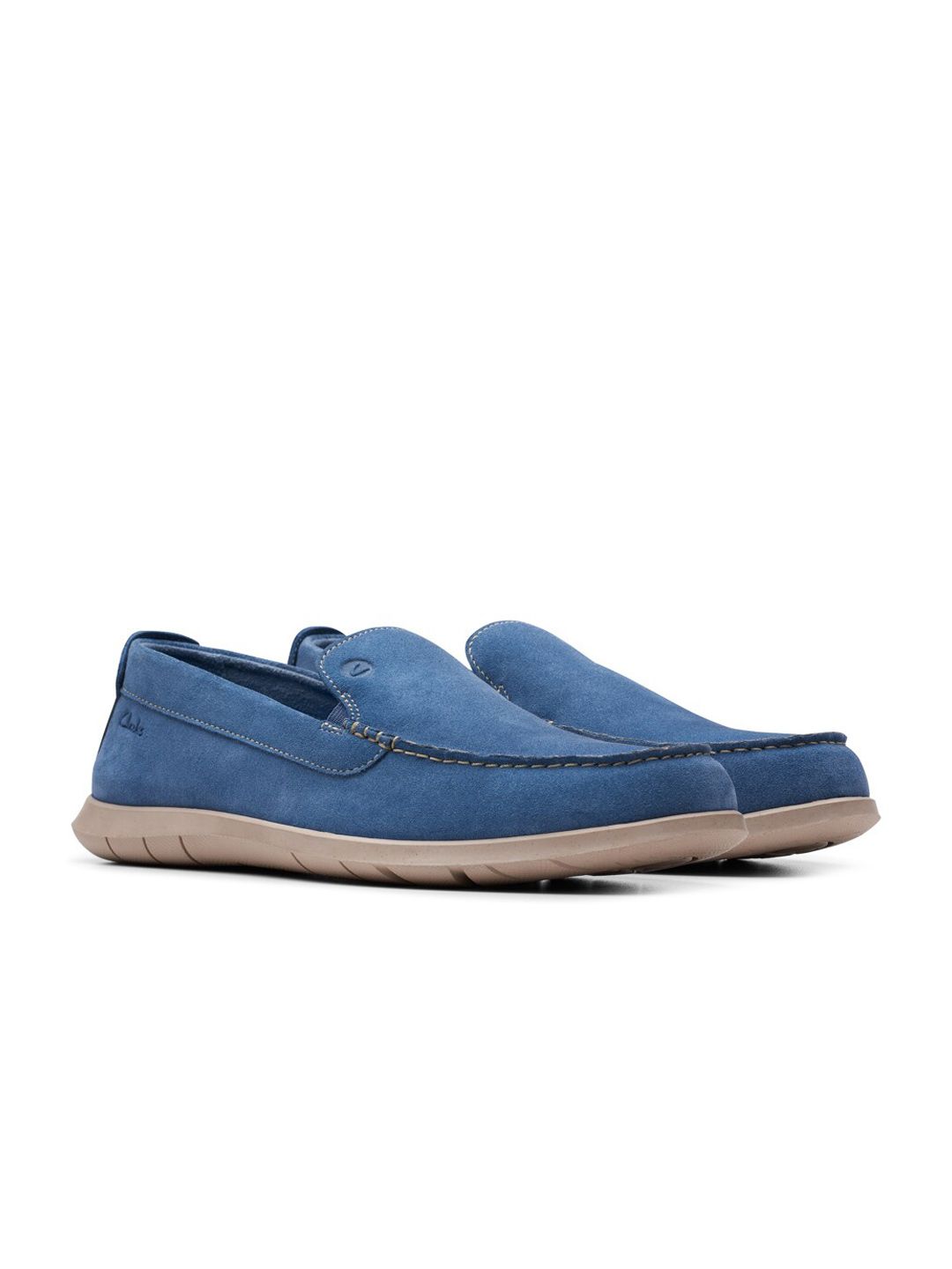 Clarks Men Suede Loafers