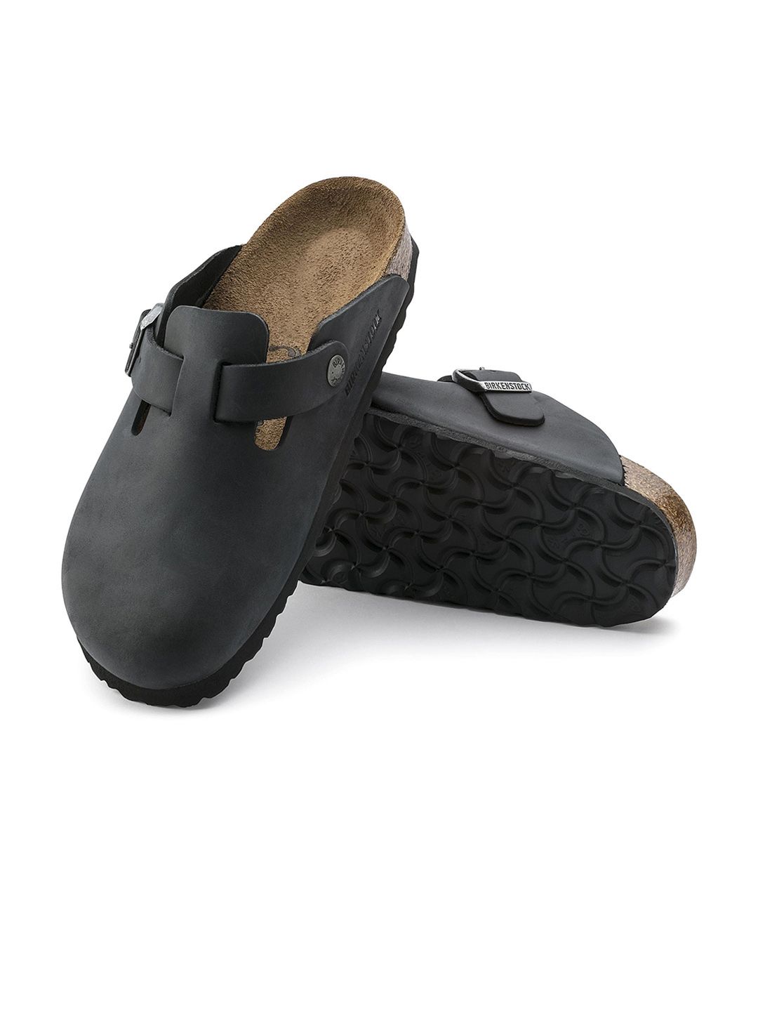 Buy Birkenstock Unisex Boston Leather Narrow Width Clogs - Casual