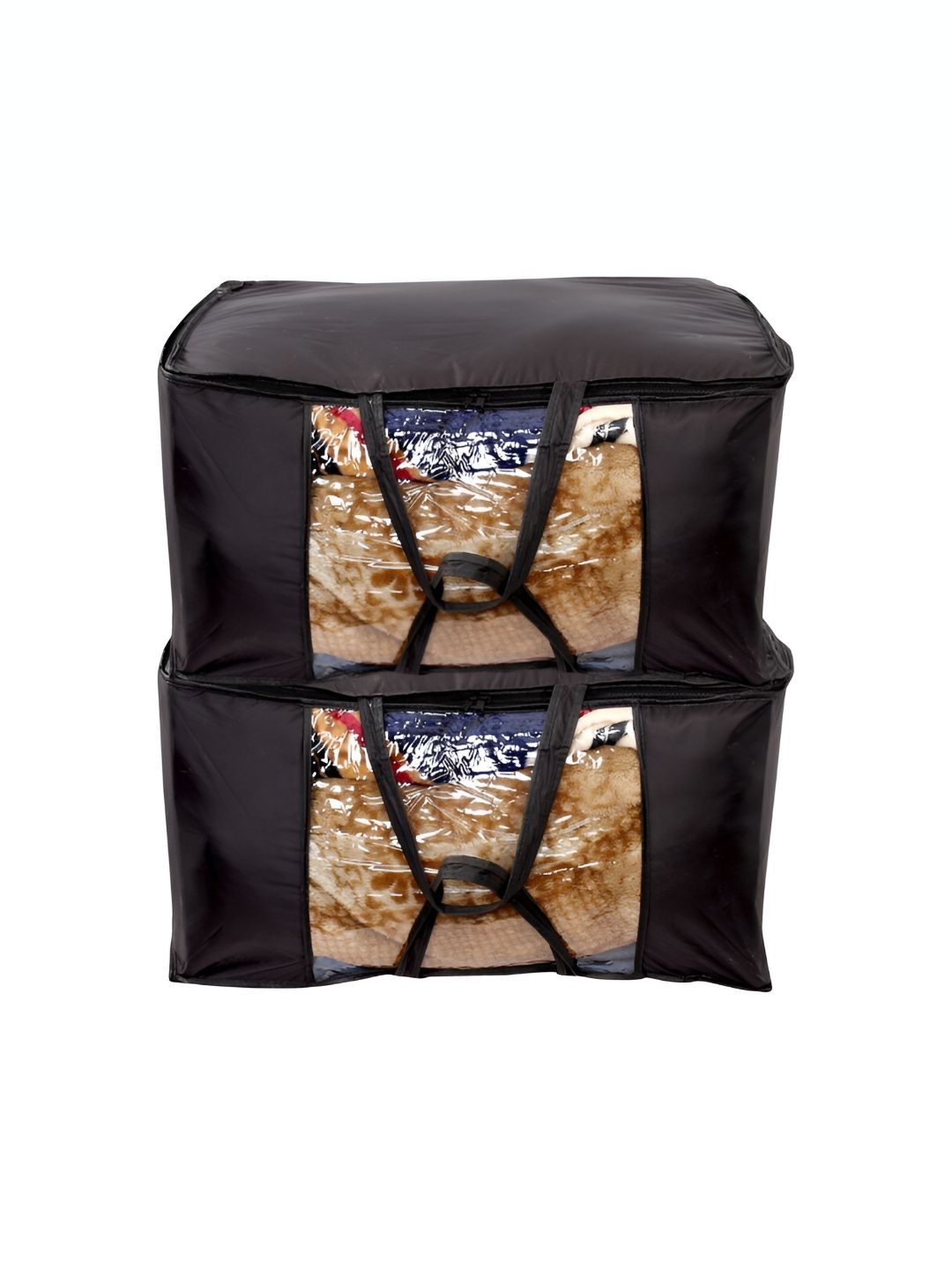 Stylista Black 2Pcs Water Resistant Multi-Utility Organisers