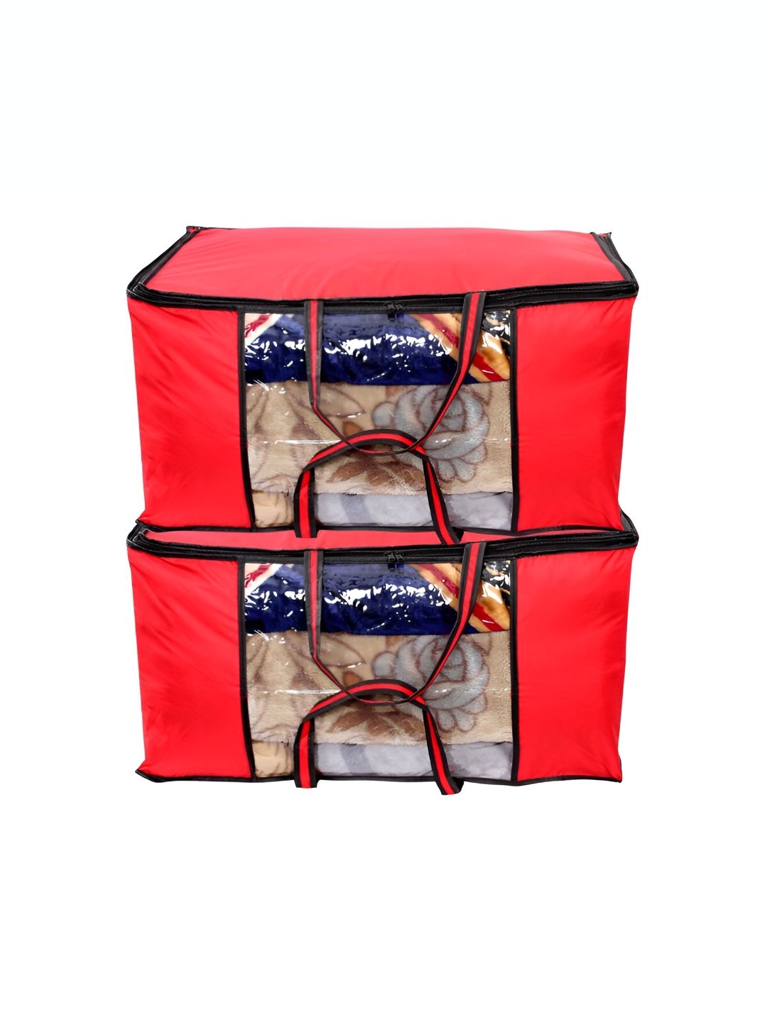 Stylista Red & Black 2Pcs Water Resistant Multi-Utility Organisers