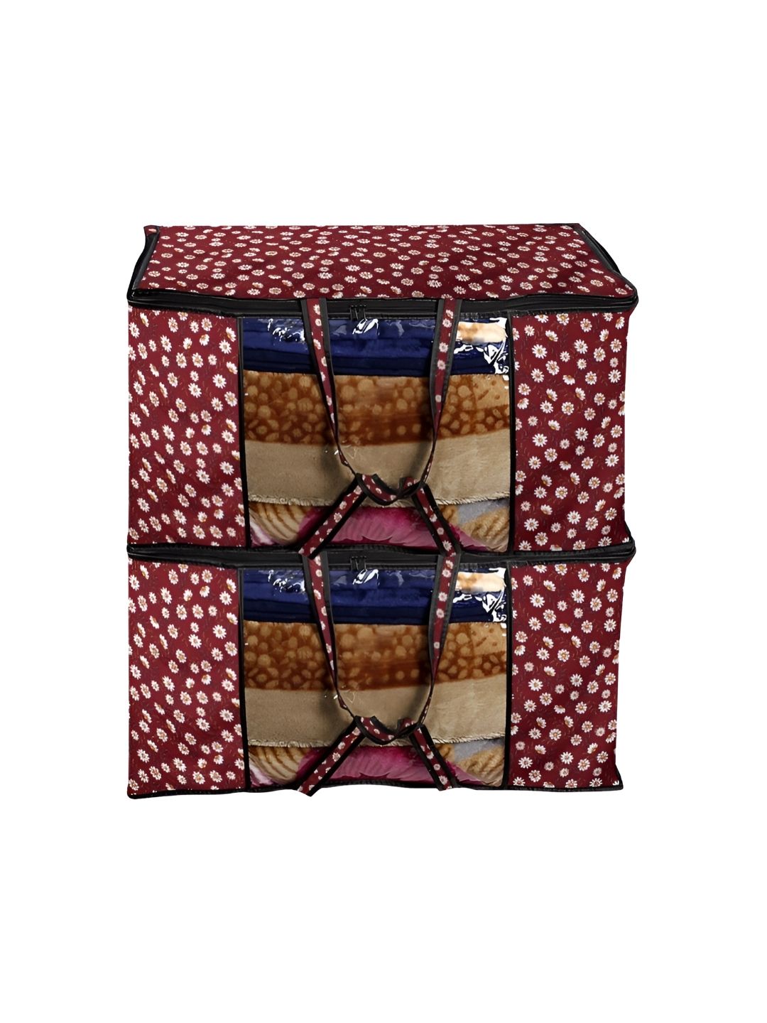 Stylista Red 2 Pieces Water Resistant Multi-Utility Organisers