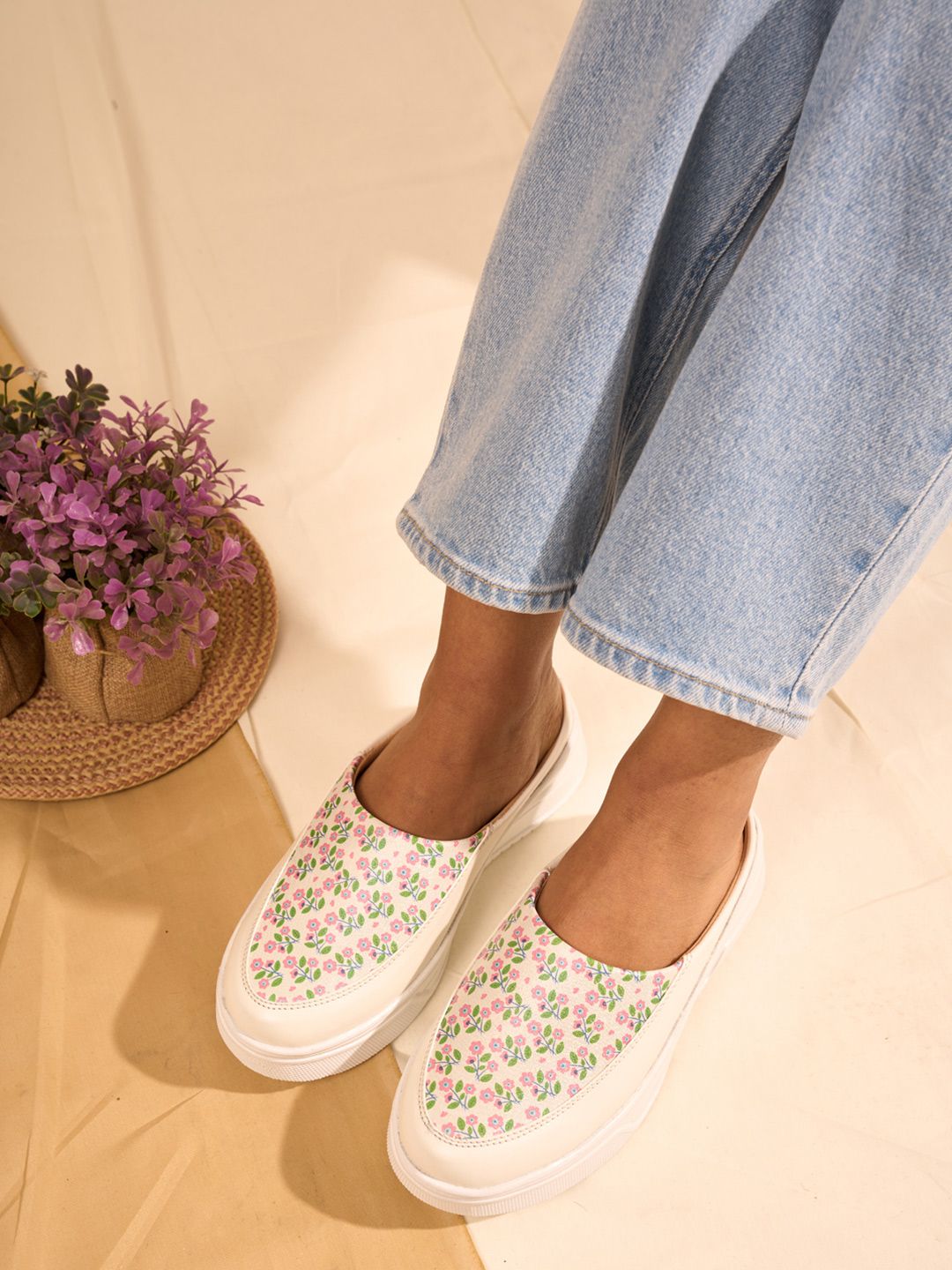 Buy FAUSTO Women Printed PU Slip-On Sneakers - Casual Shoes for