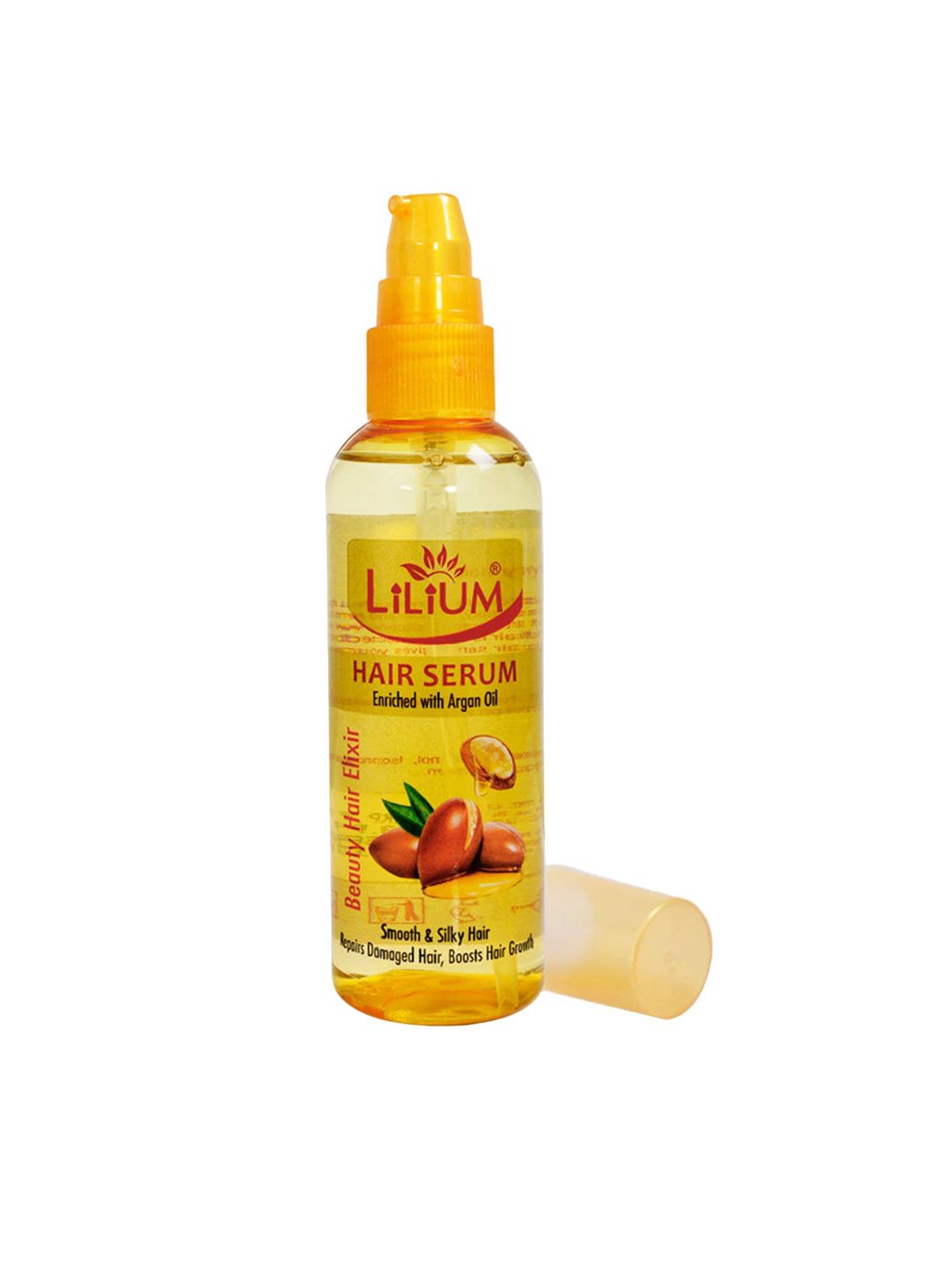 Lilium Herbal Beauty Hair Elixir Hair Serum for Smooth & Silky Hair with Argan Oil - 50ml