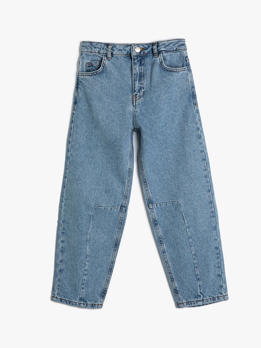 Koton Girls Straight Fit Clean Look Pure Cotton Jeans