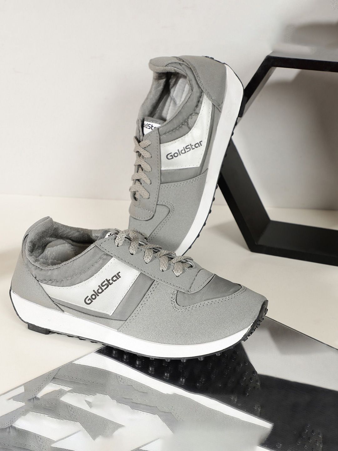 Goldstar Men Mesh Lace-Ups Walking Shoes