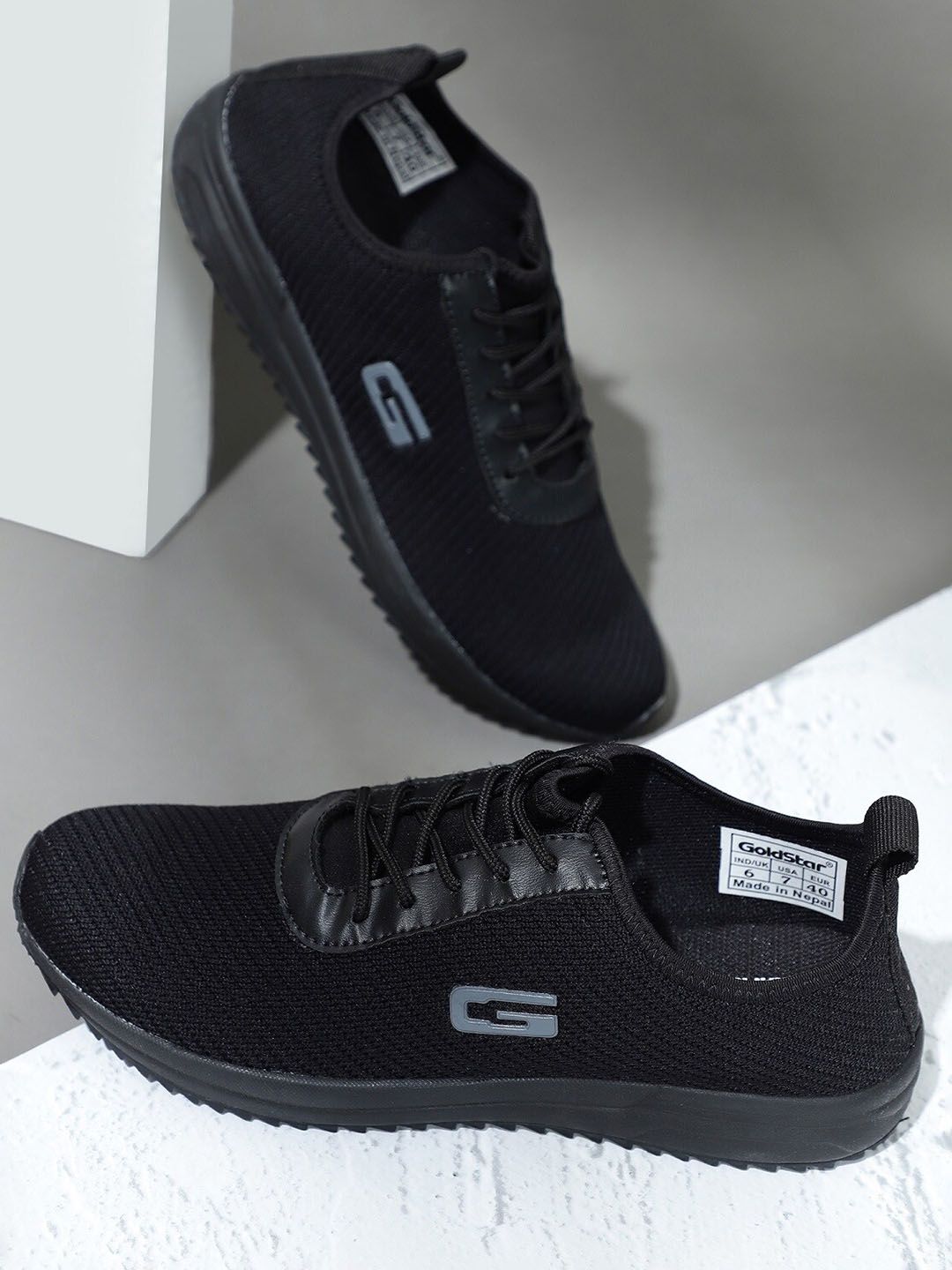 Goldstar Men Mesh Lace-Ups Walking Shoes