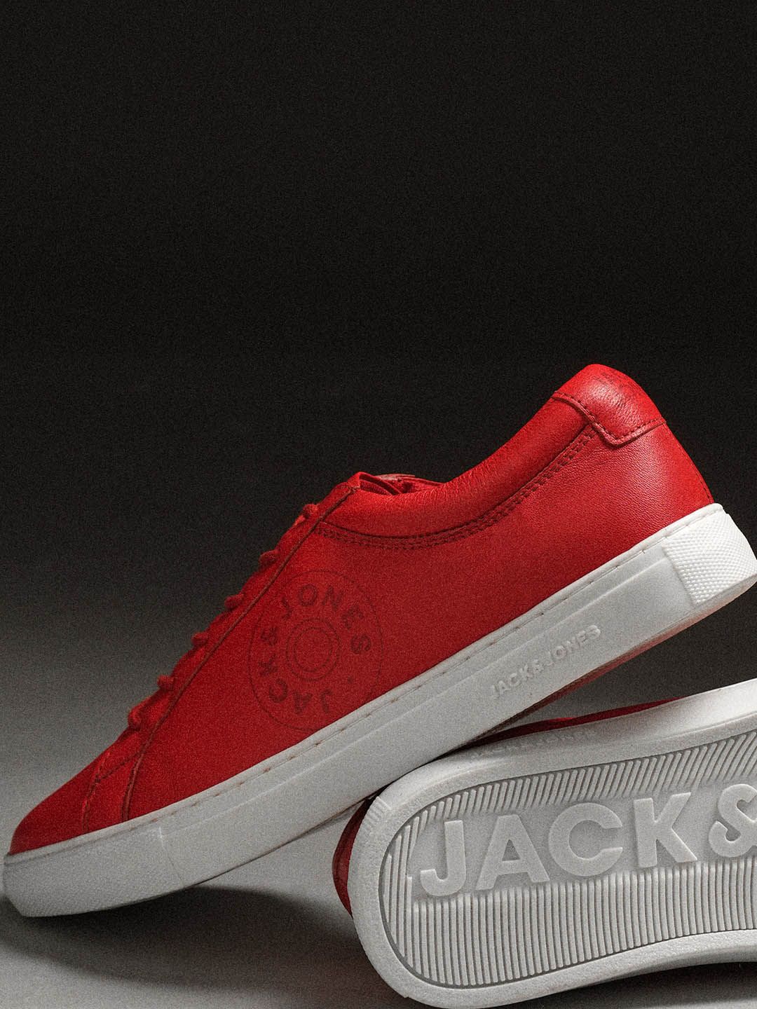 Jack & Jones Men Leather Sneakers