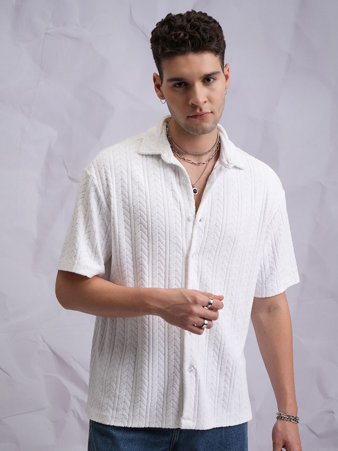 Buy Highlander Men Drop shoulder Half Sleeve Shirt - Shirts for