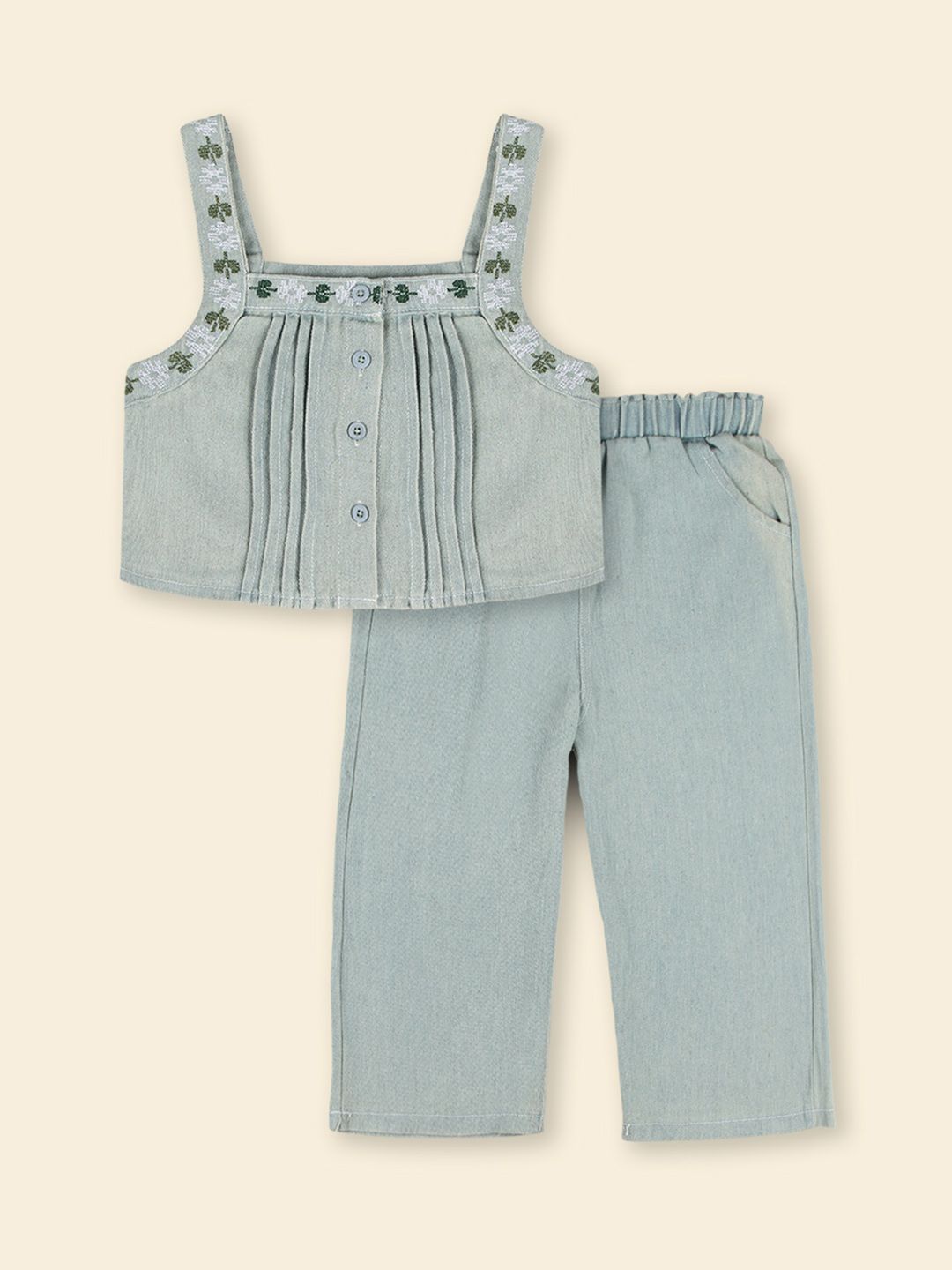 INCLUD Girls Top with Trousers