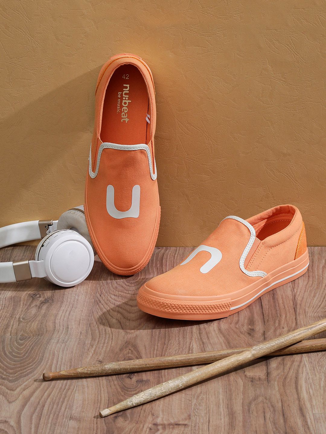 nubeat SPIN Orange Men Sneakers